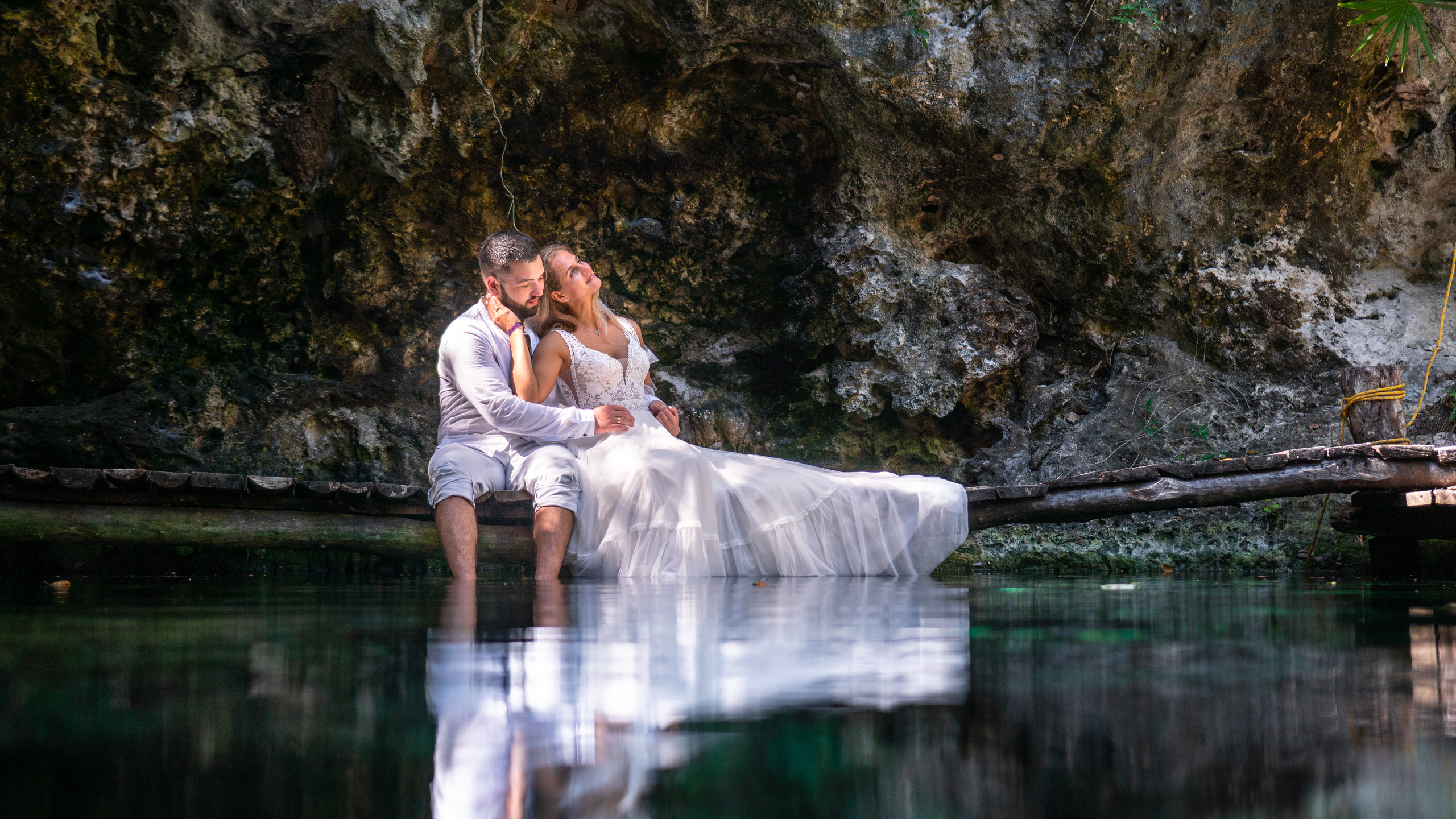 Water cave wedding venue in Playa del Carmen