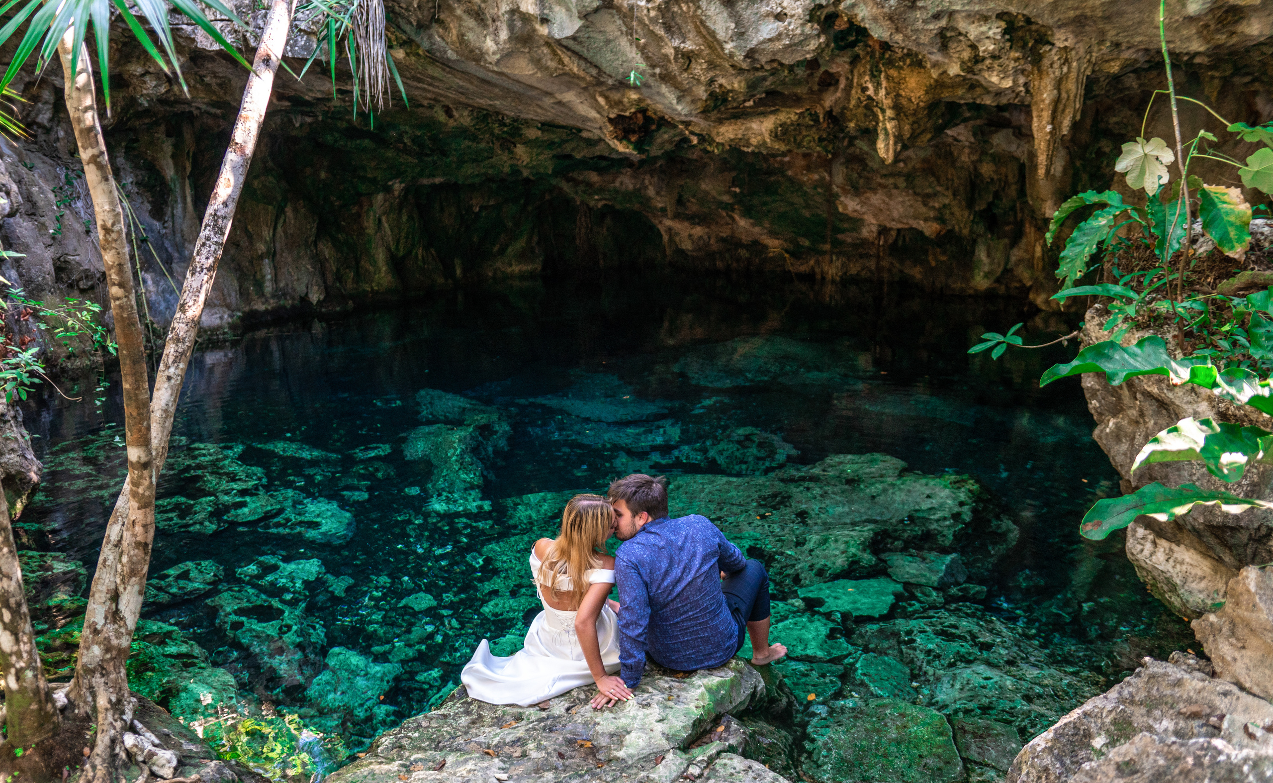 Authentic connection in off-the-grid wedding setting