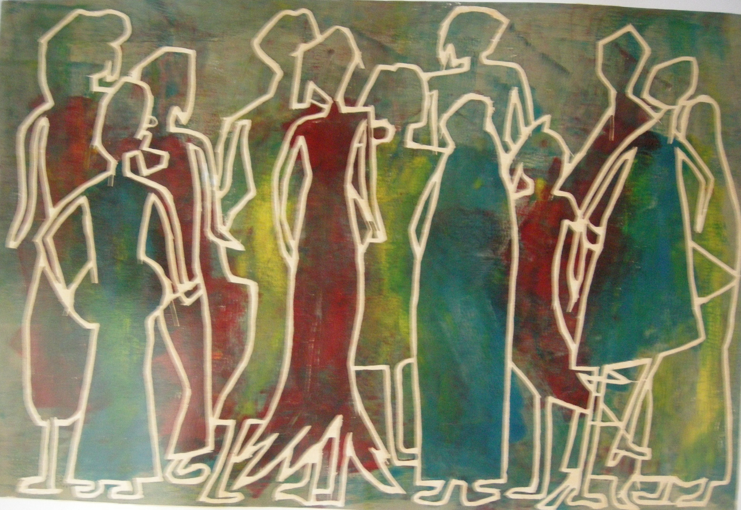 12-wir, 2018 - 40x60 auf Papier 60x80