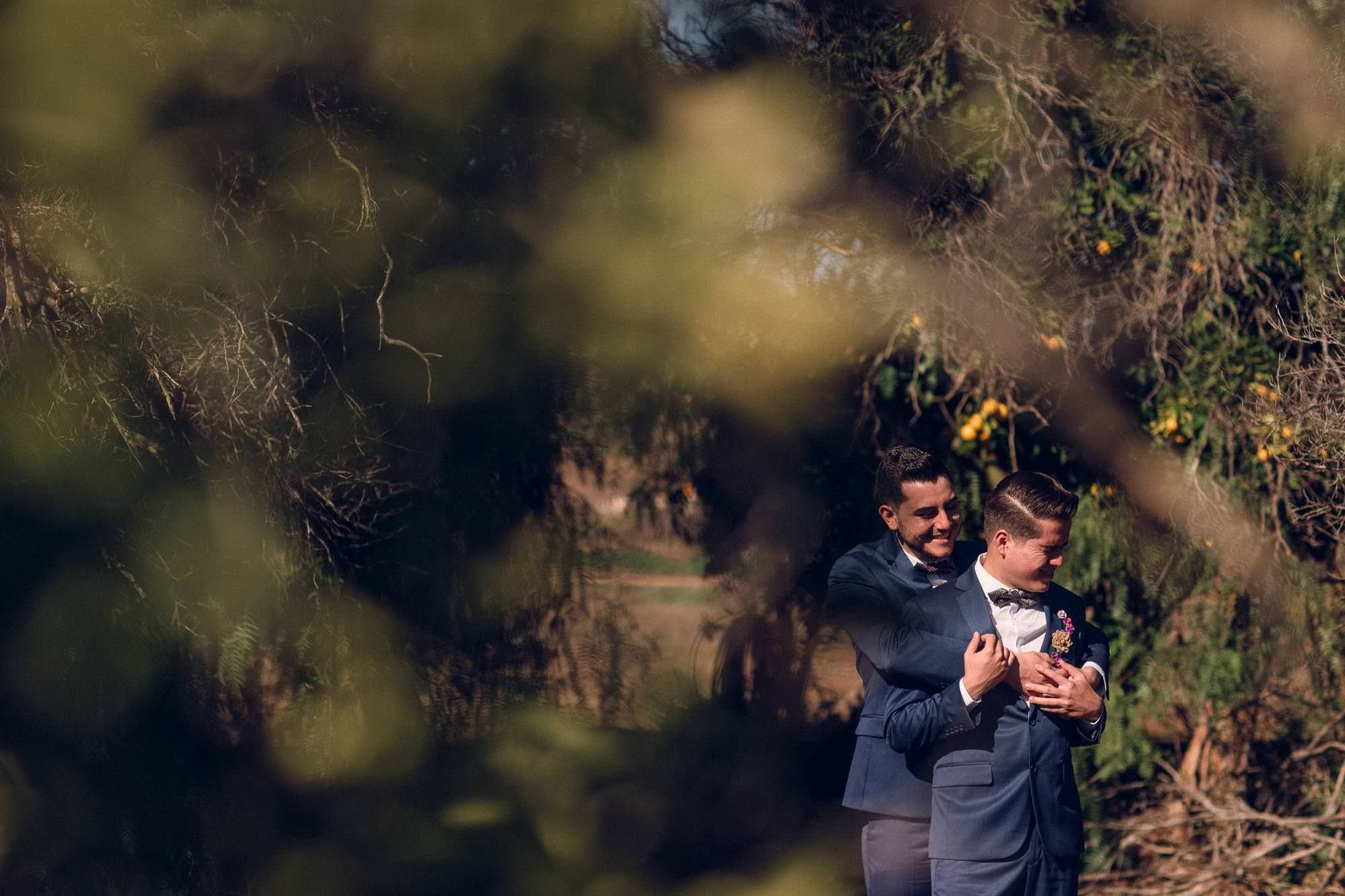 Two Grooms Valle de Guadalupe. Estudio de fotografia en Tijuana