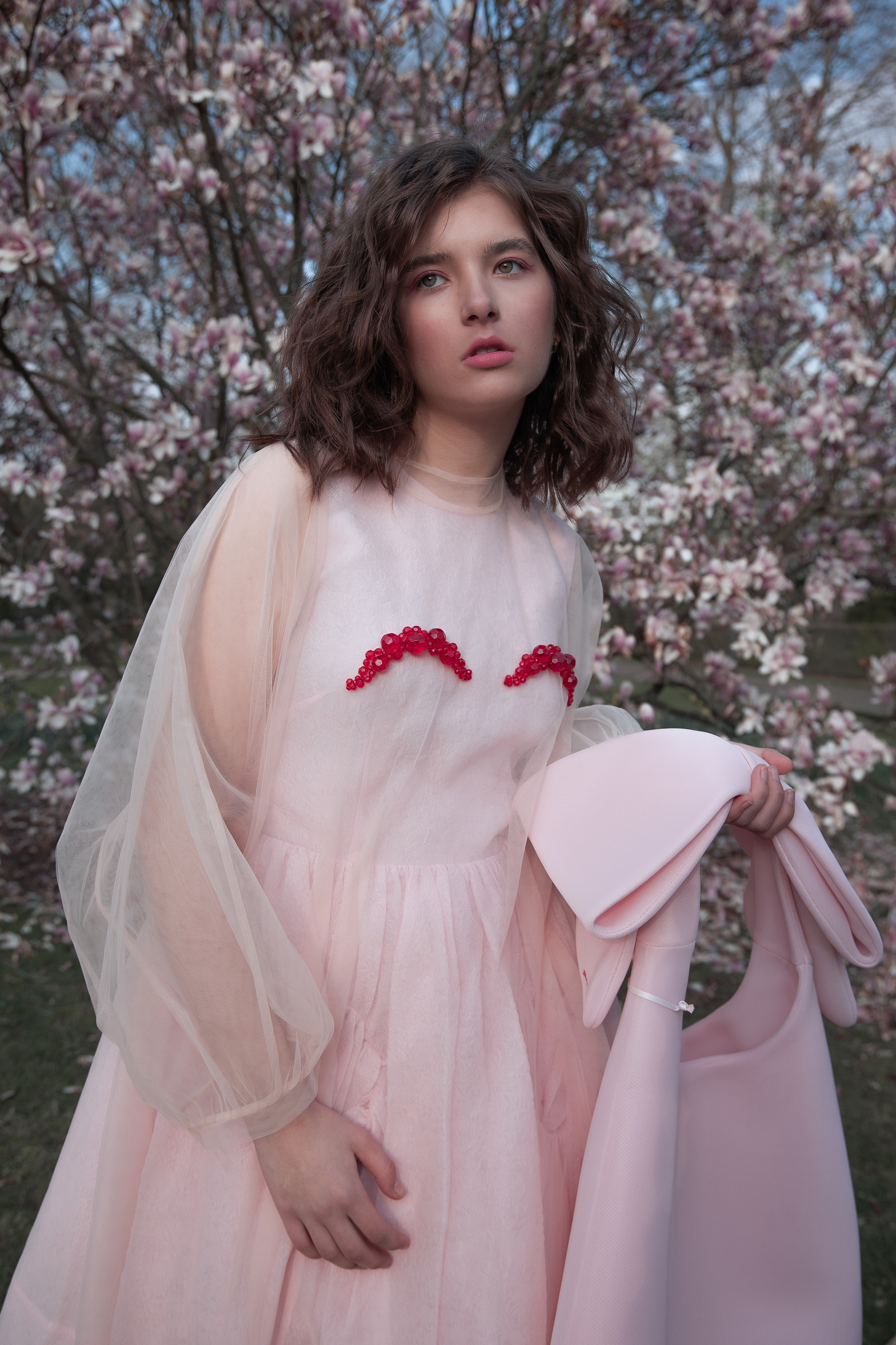 Fotoshootings unter Magnolien. Familien & Hochzeitfotografin Nadja Holzmann