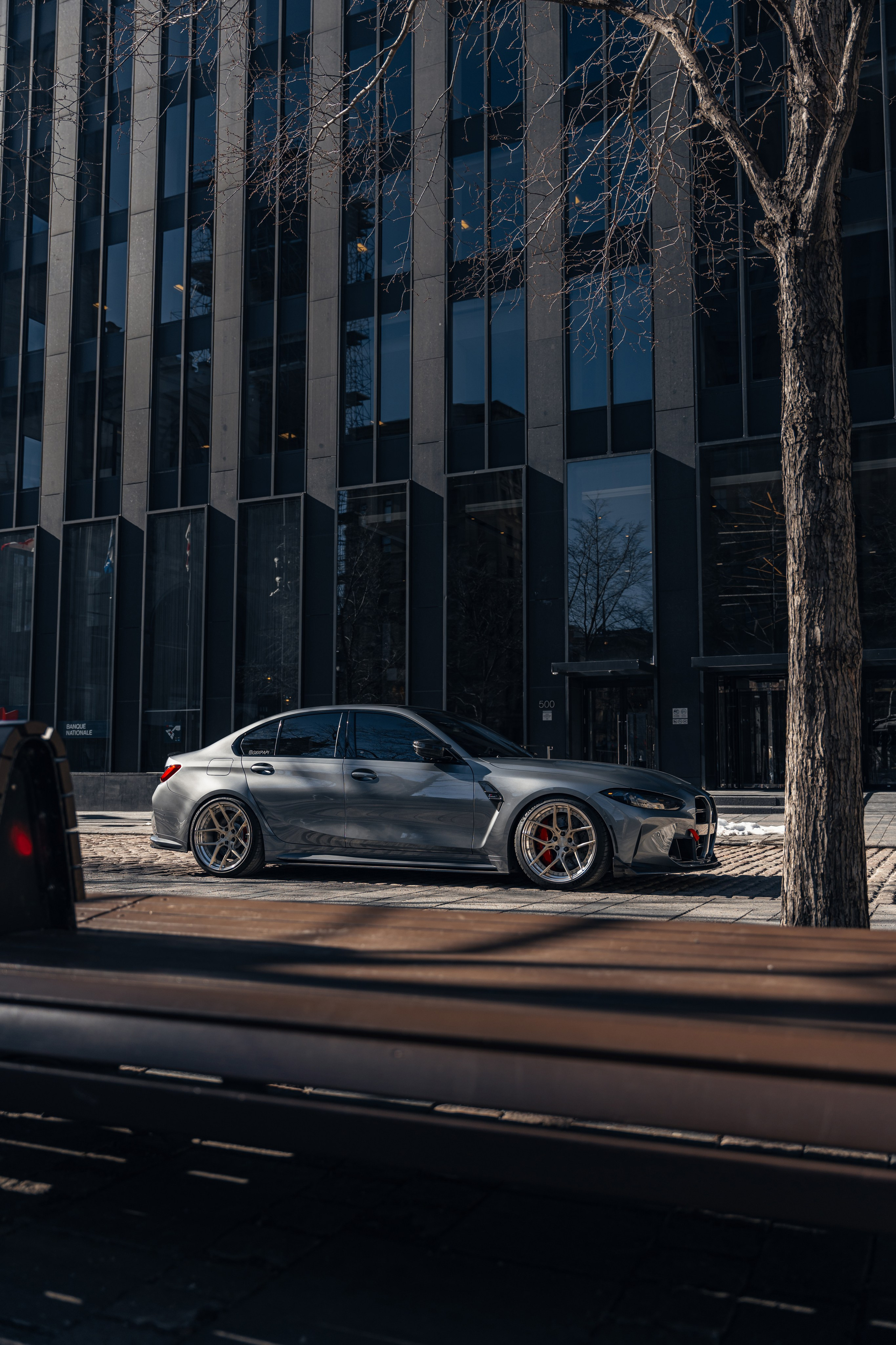 BMW M3 G80 Downtown Montreal. Photographer in Paris — Vitalii Motruk