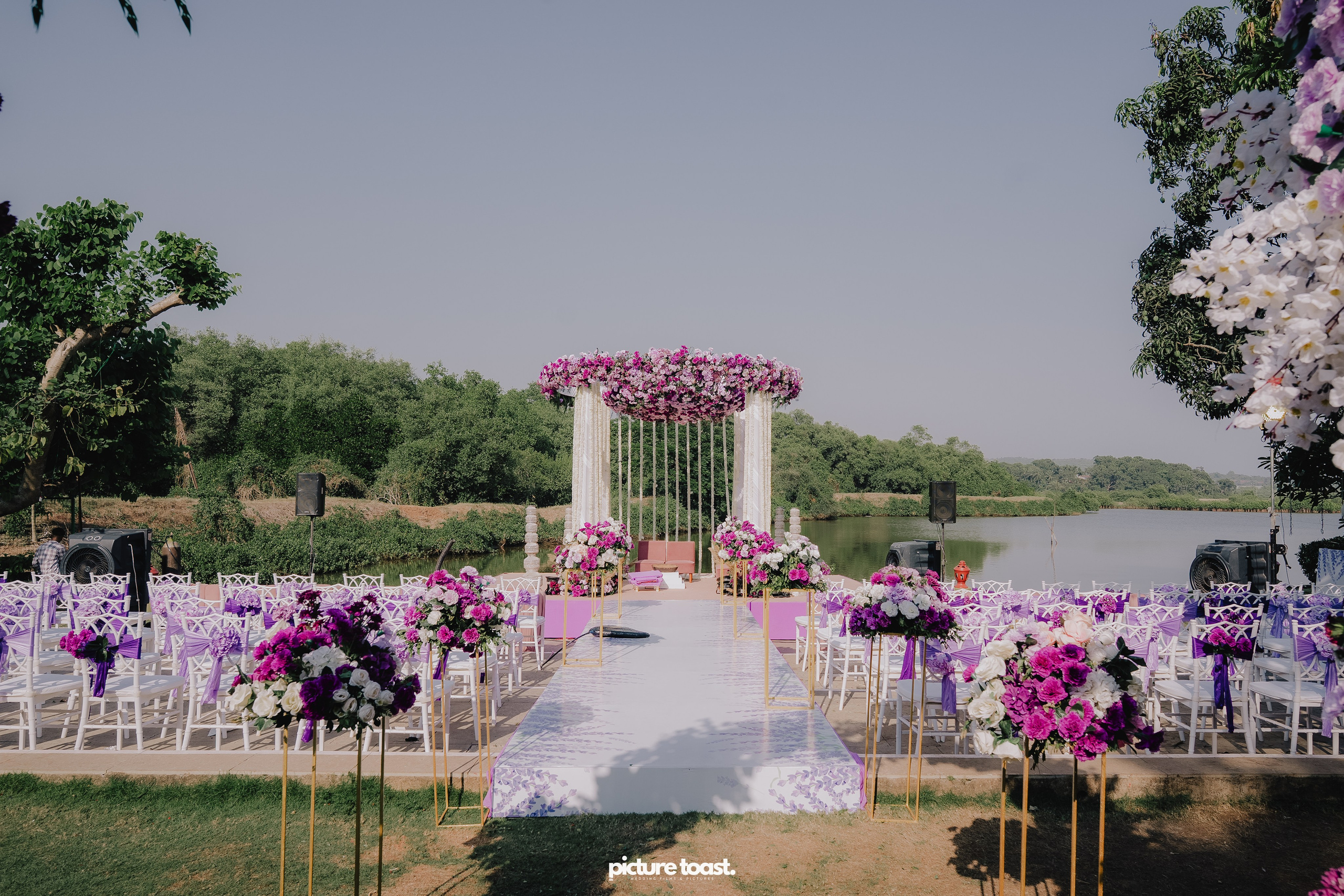 Varamala Ft. Barbie & Aneesh. Fine art Wedding Photographers in India & Canada