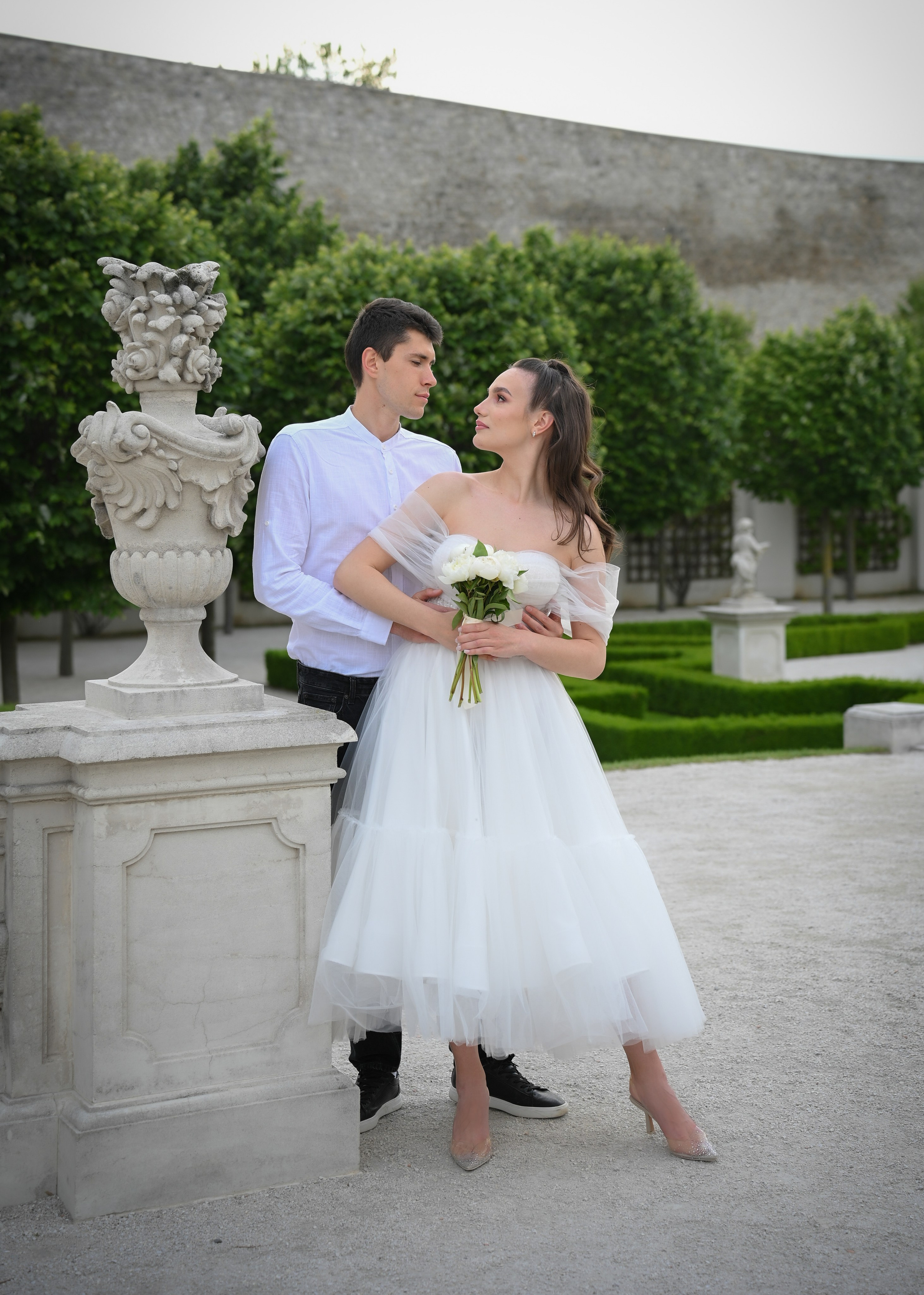 Eugene & Diana in Bratislava Castle. Photo Vienna and Bratislava