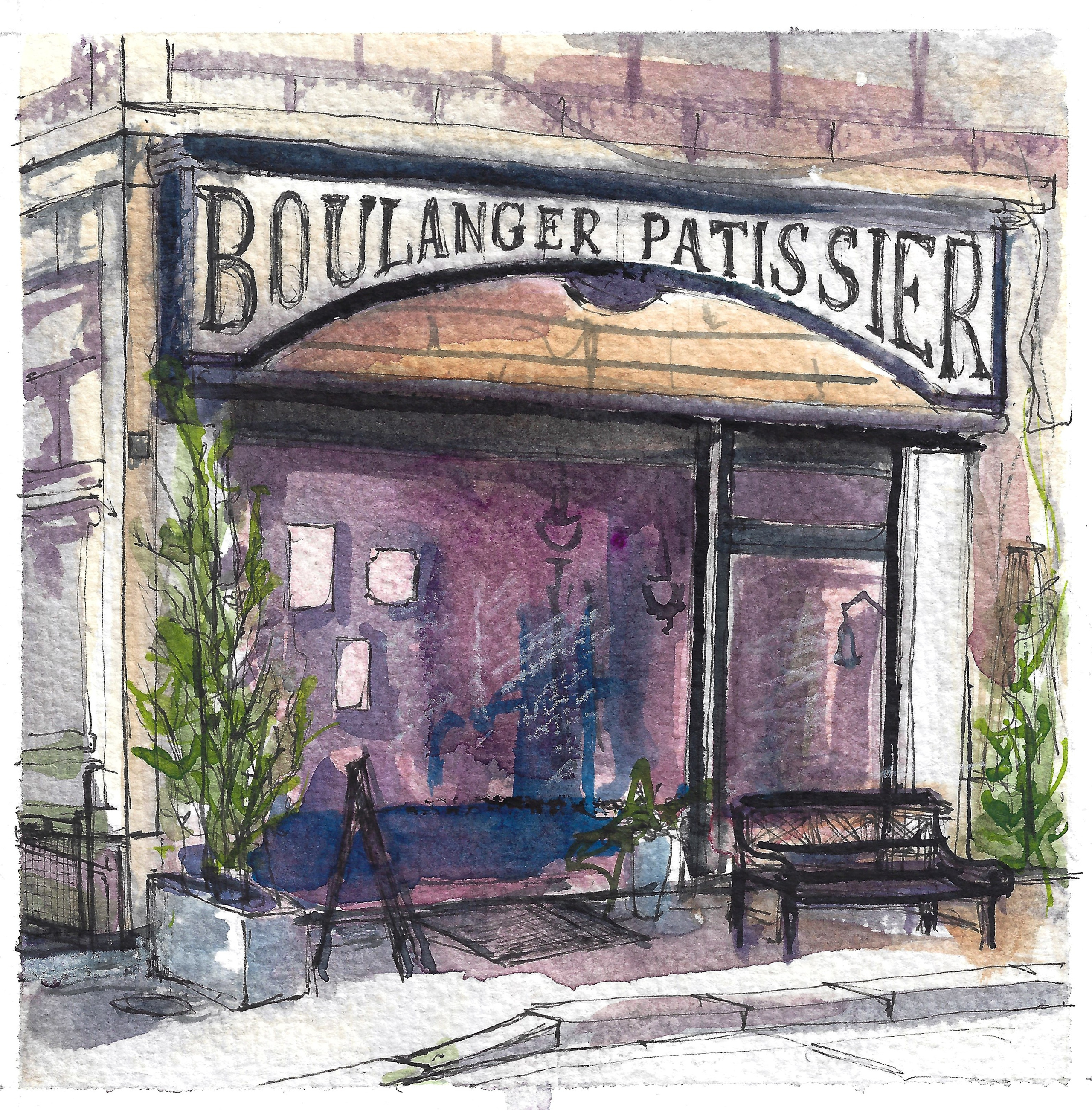 Urban views. Angelina Sorokopud. Artist in Strasbourg