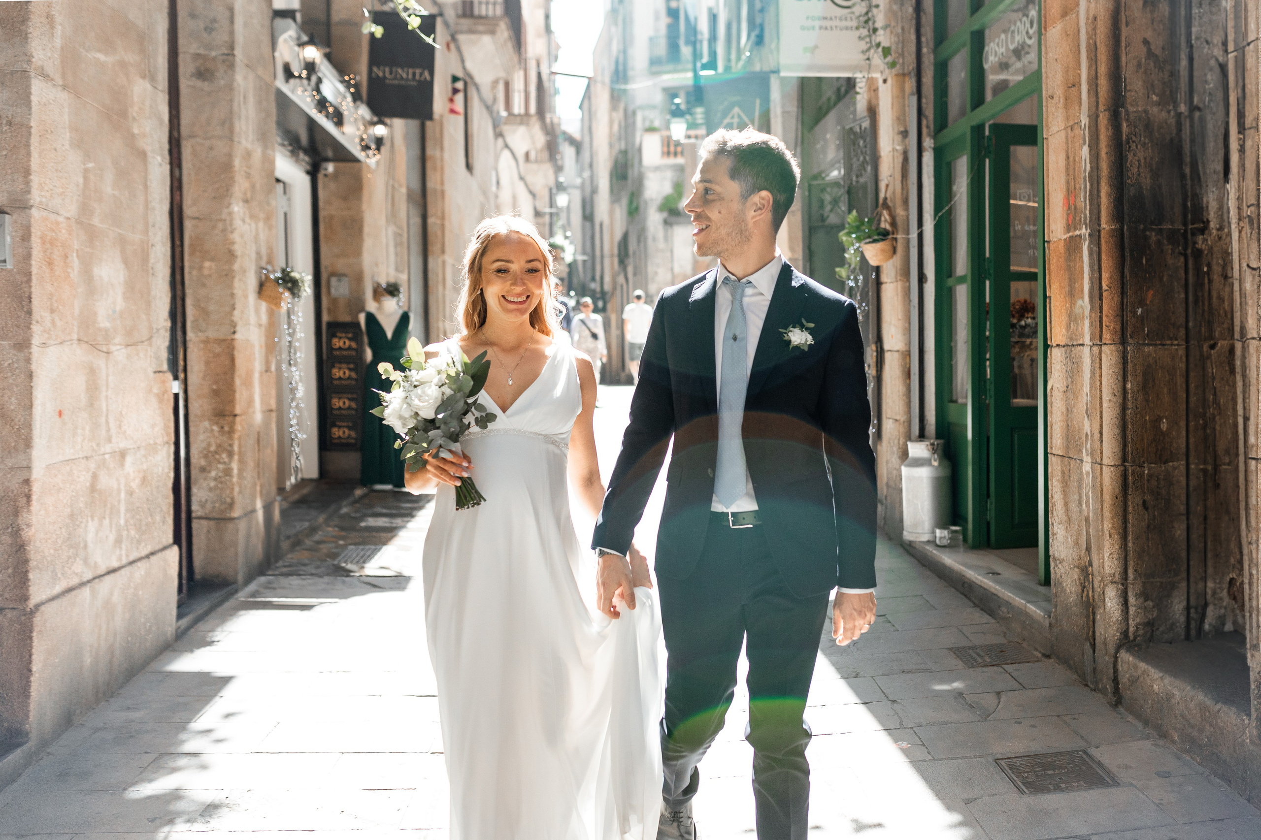 Katy & Tomm, City Wedding. Wedding Photographer in Barcelona Lana Alekhina