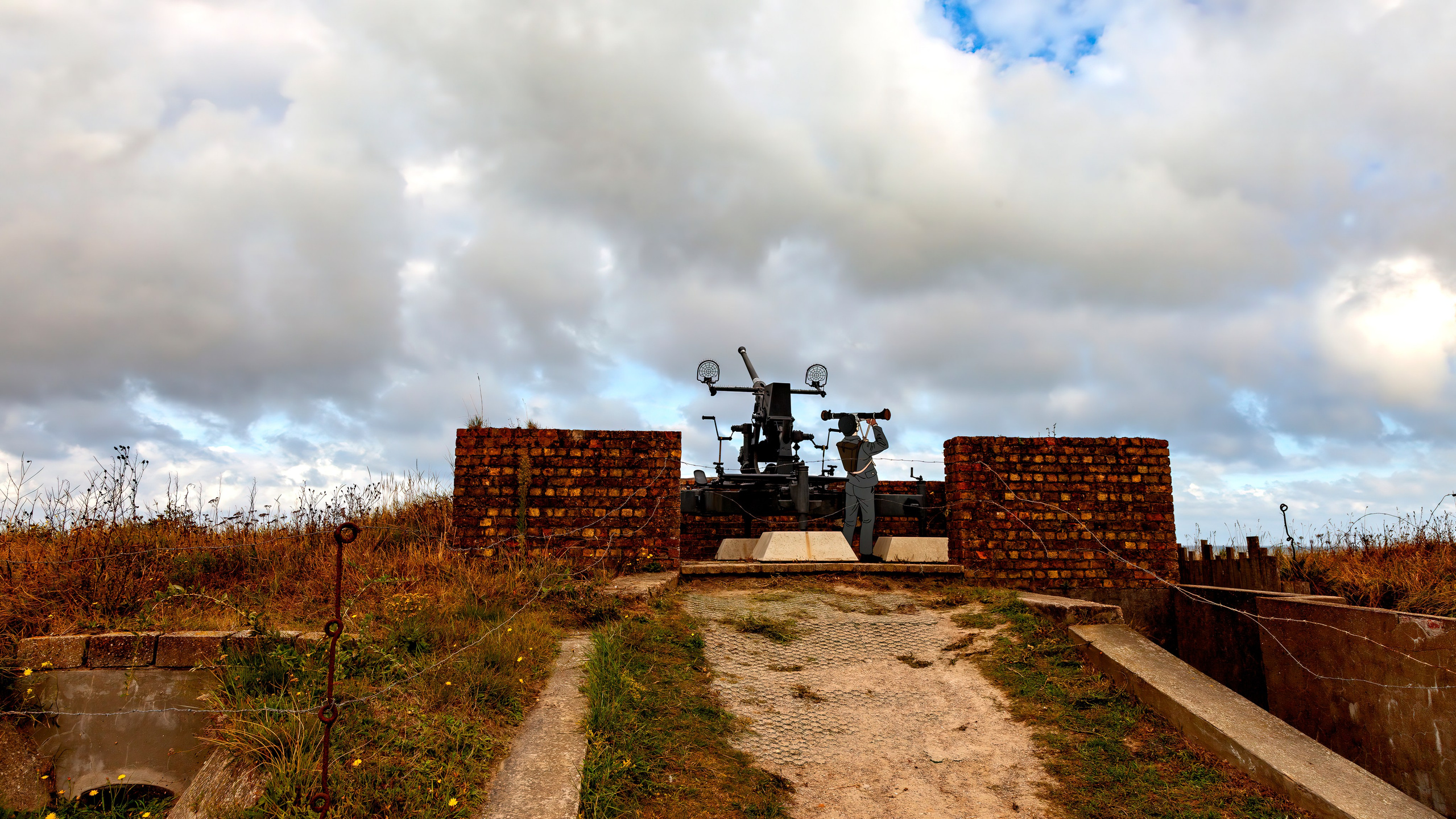 171.Atlantikwall Raversyde.Belgium.17.9.2024. Путешествия в формате 360......