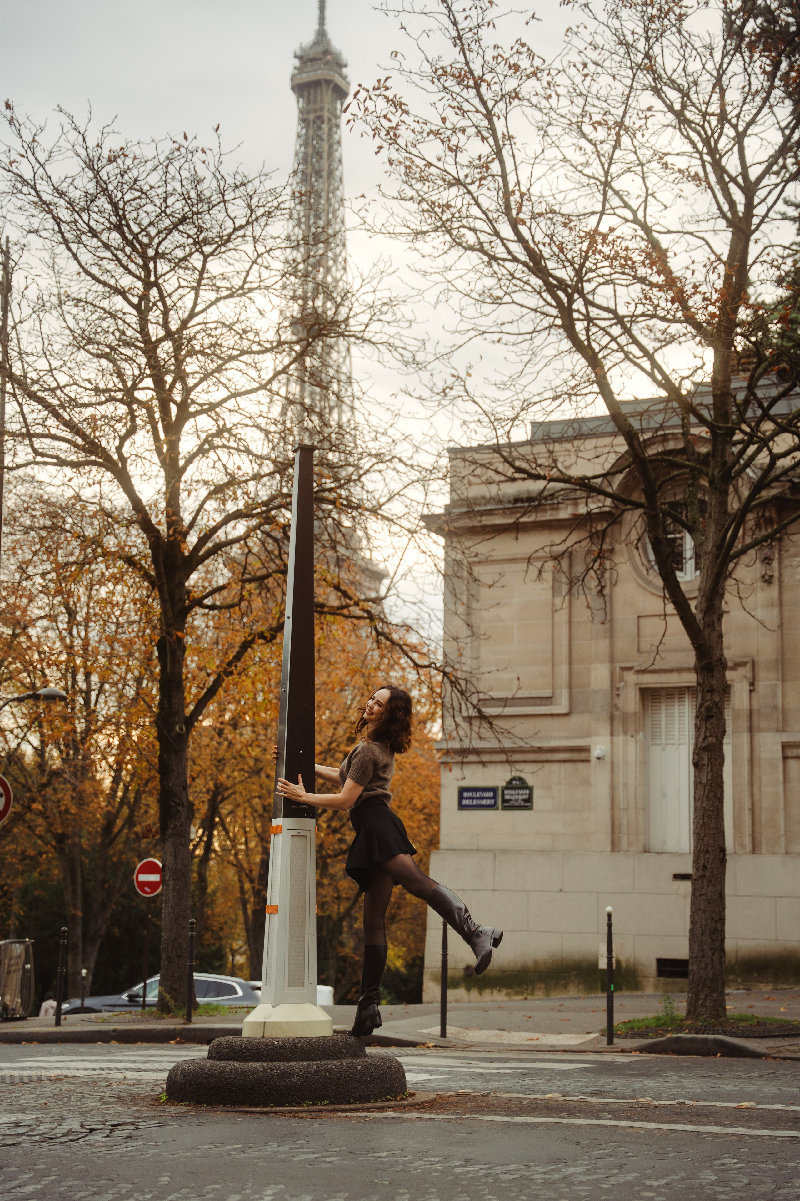 Ludmila — Autumn Golden Hour. Фотограф в Париже Полина Осипова