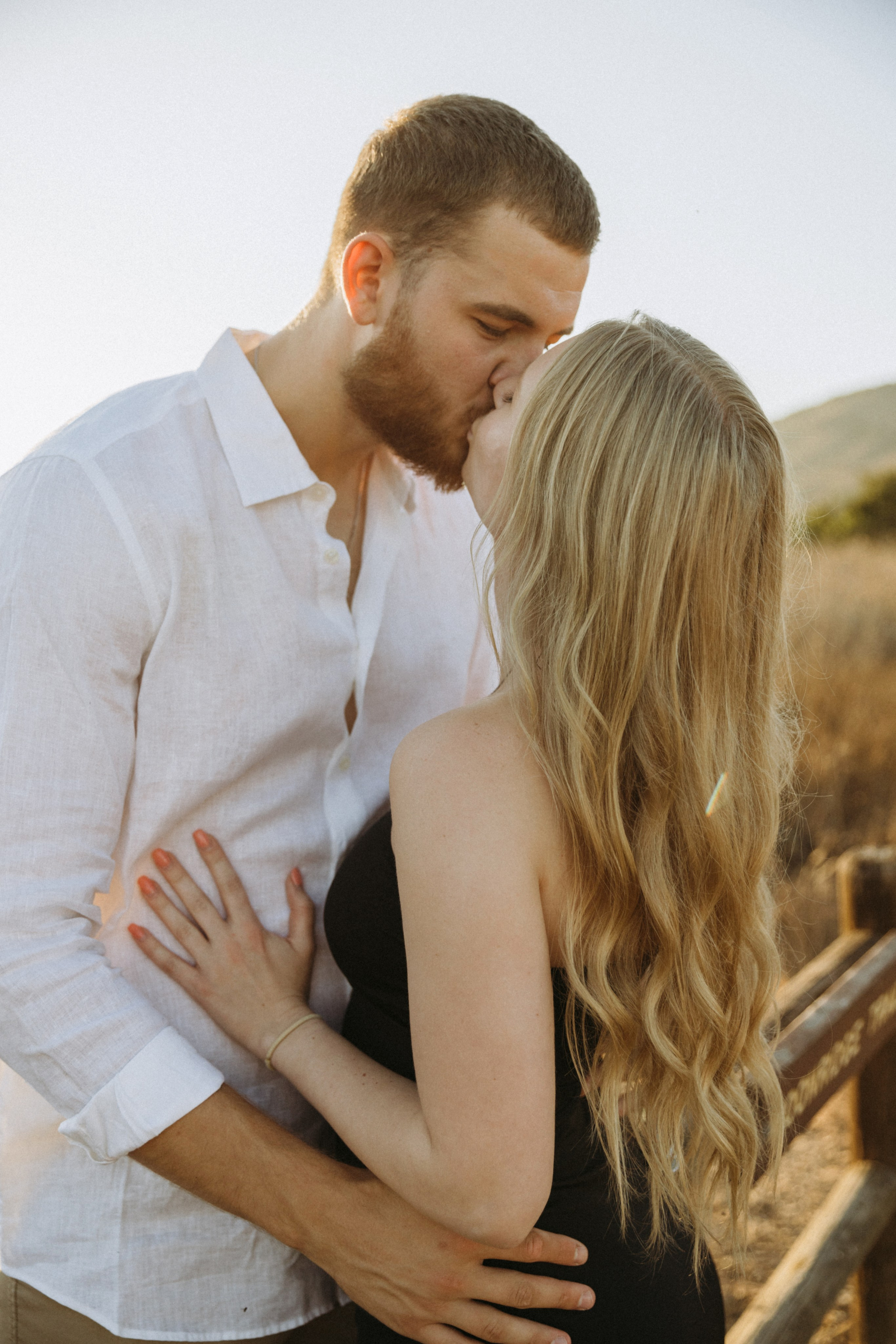 Anniversary Photoshoot at Sunset in a Scenic Field | Taya Frank. Southern California Family and Couple Photographer