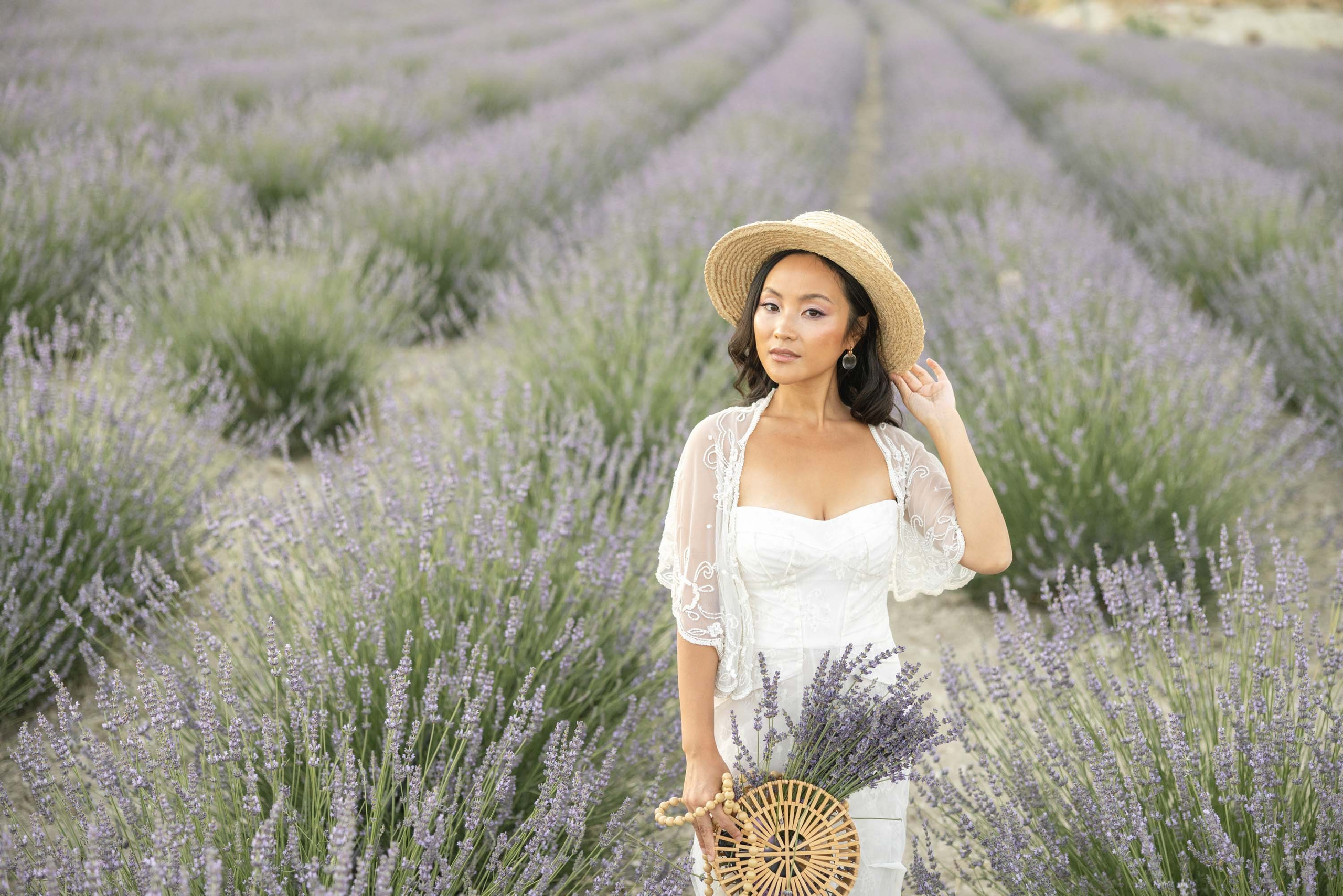 Dreamy Photoshoot in a Lavender Field. Julia Ganch I Fashion Wedding Photography I Cappadocia Turkey