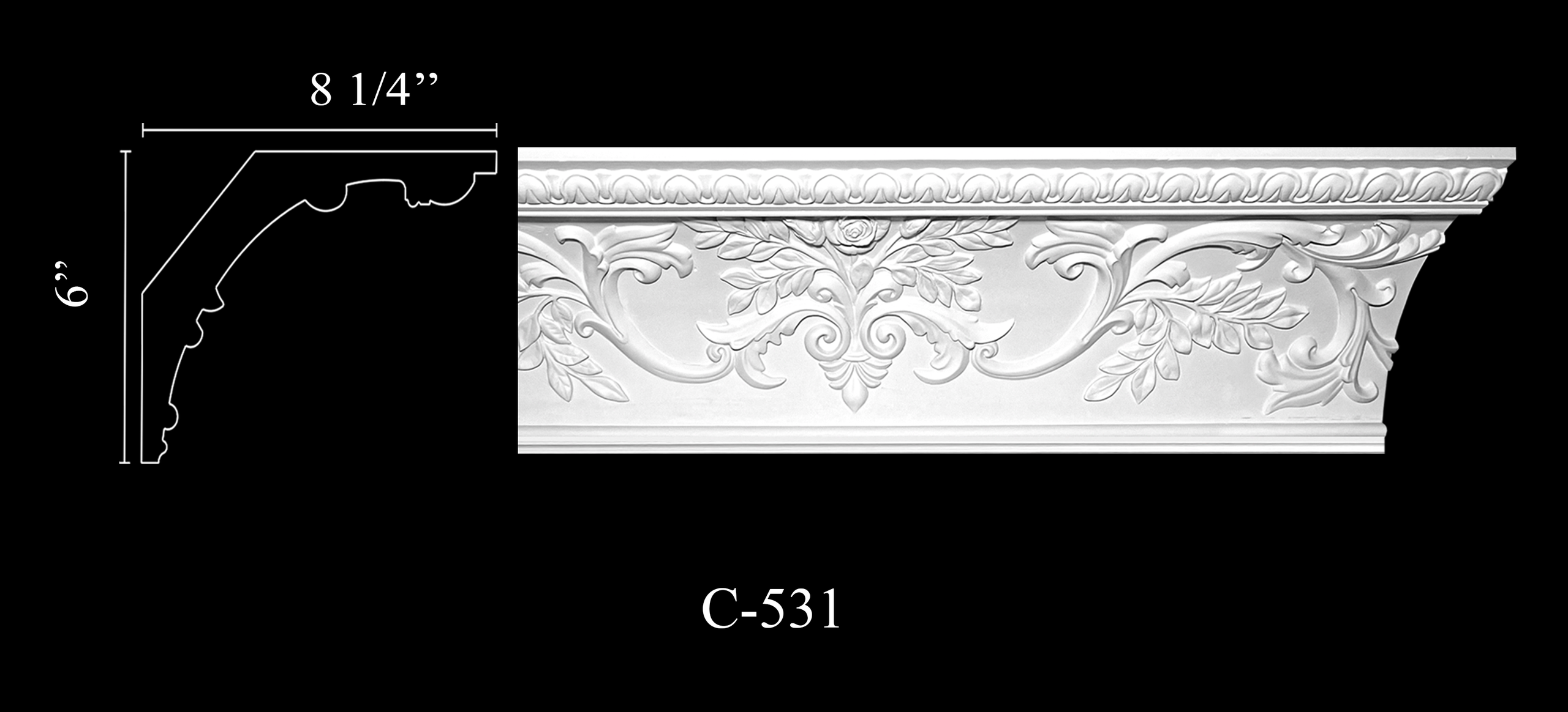 Crown Molding. Plaster molding