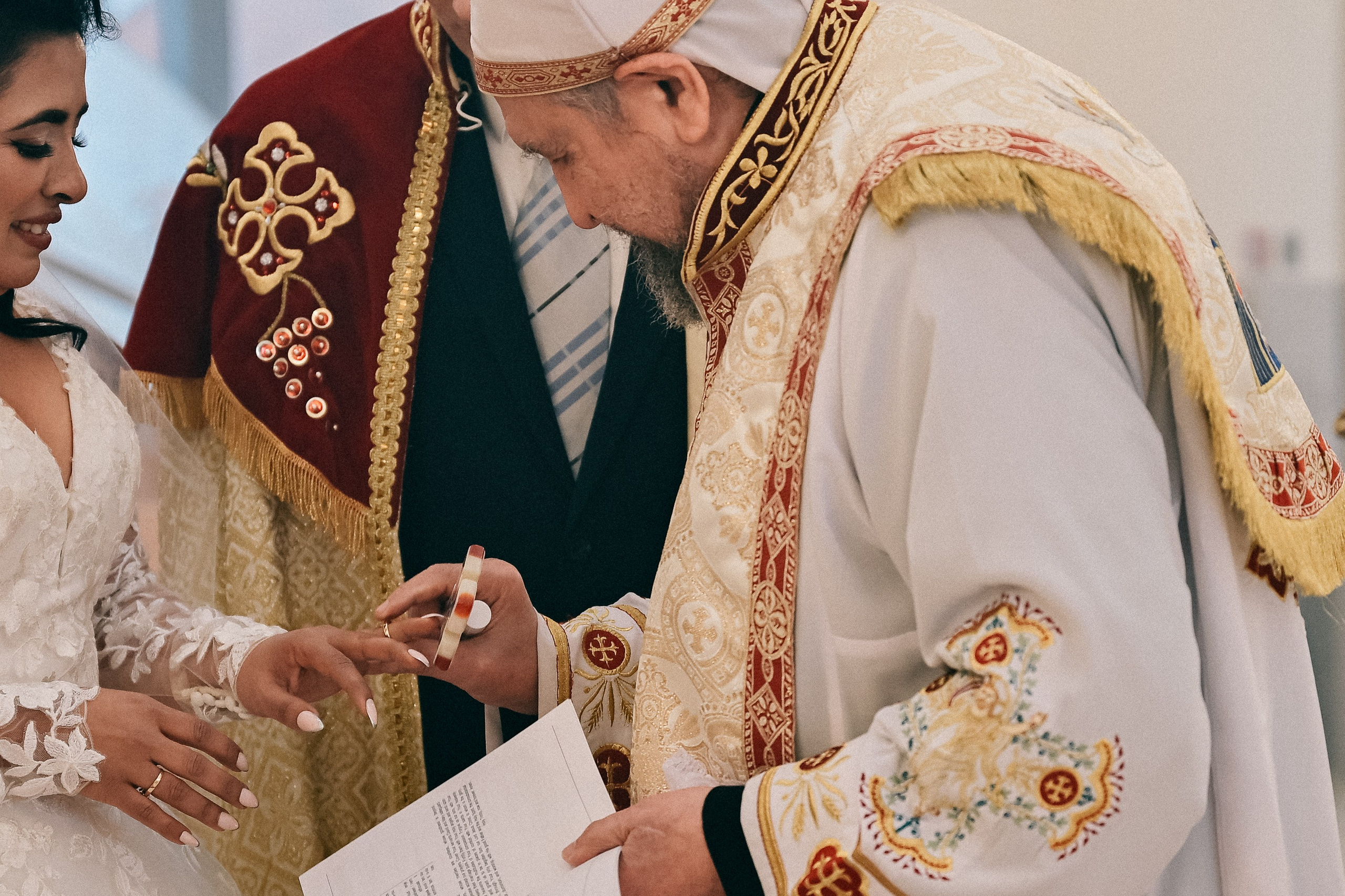 Wedding photography Solihull ar St. Mary & Archangel Michael Coptic Orthodox Cathedral