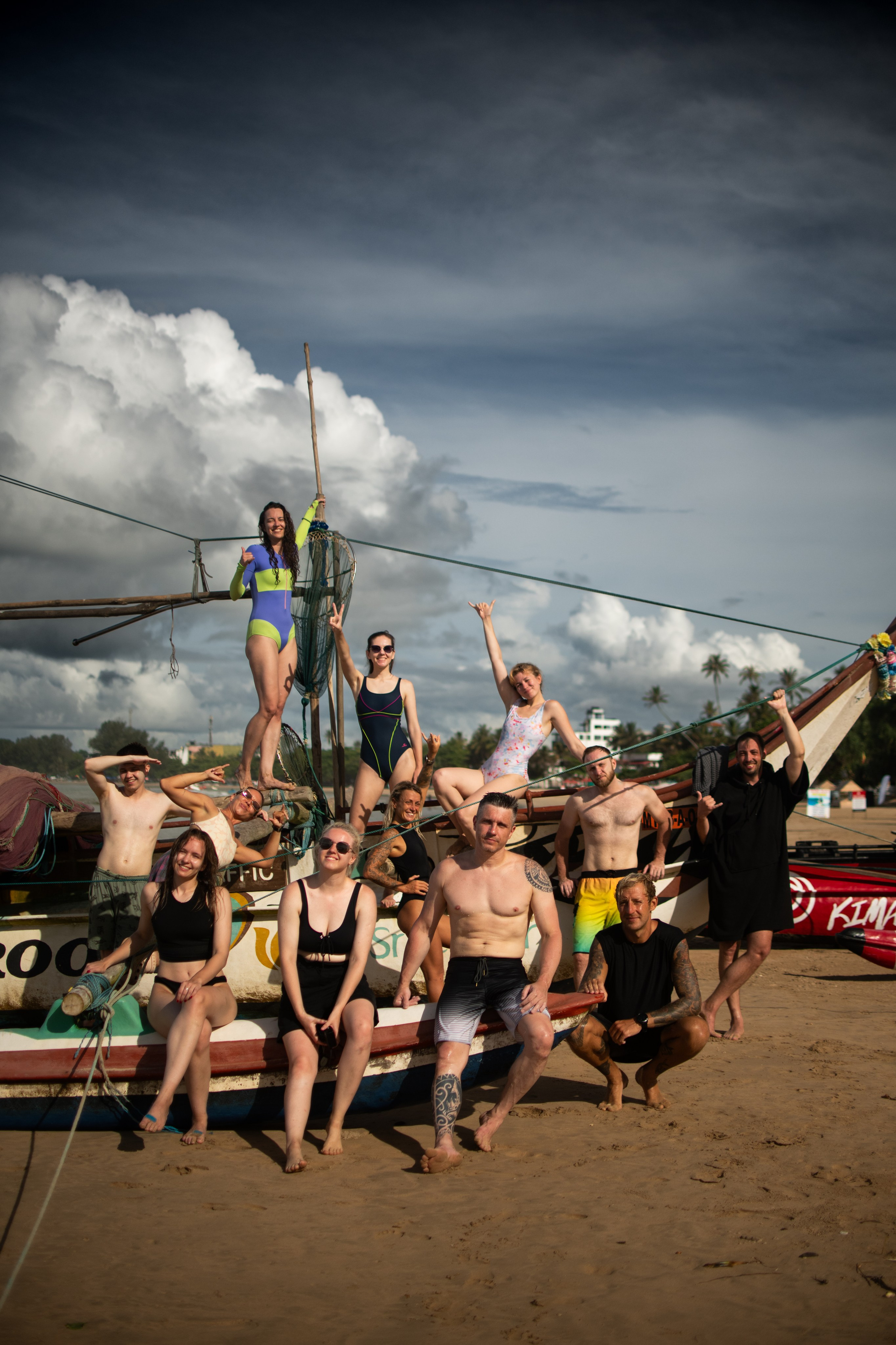 Surfcamp colour. Photographer Sri Lanka