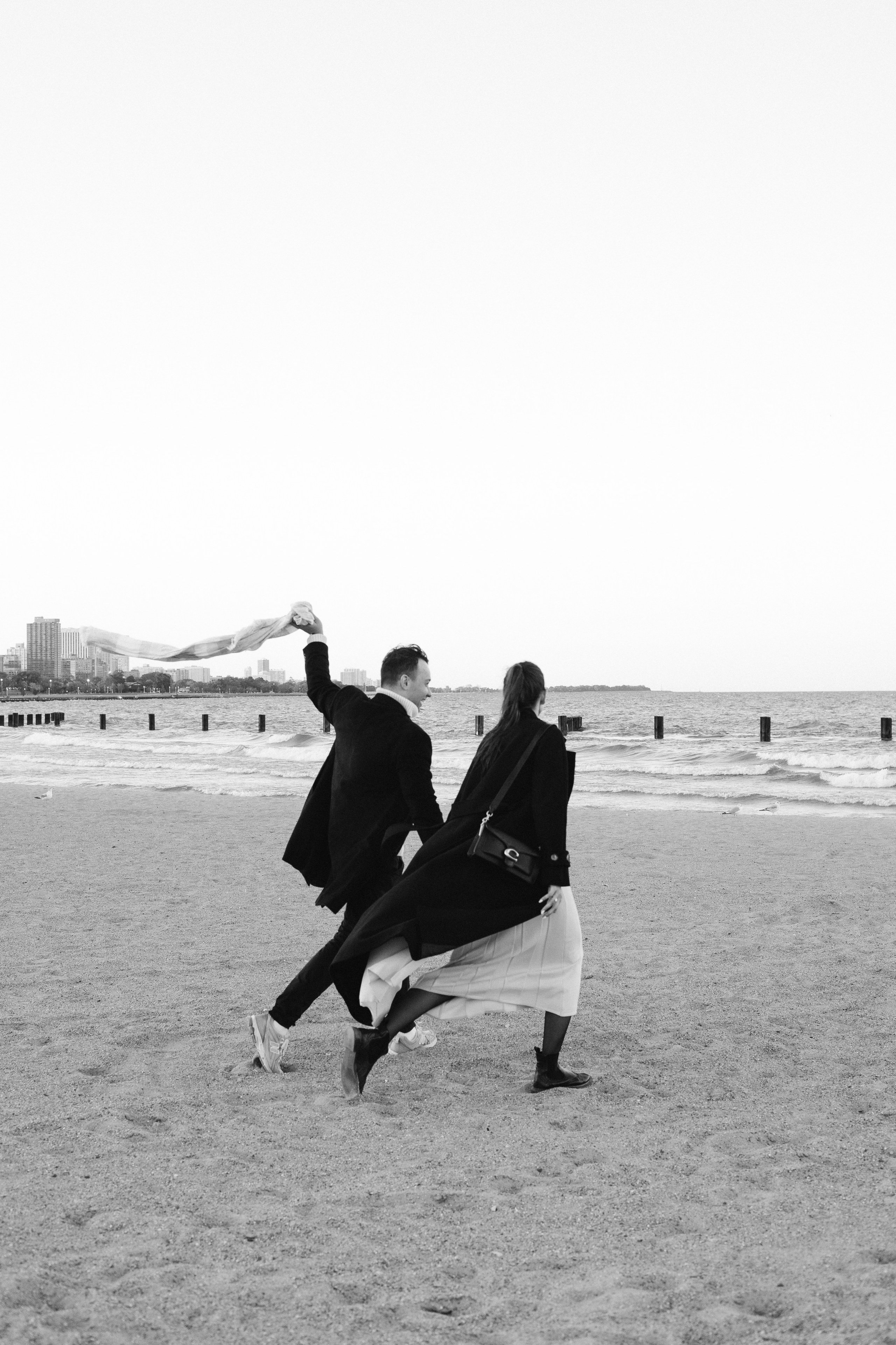 North Lake Shore Proposal — Chicago Photographer — Margarita Stepanenko