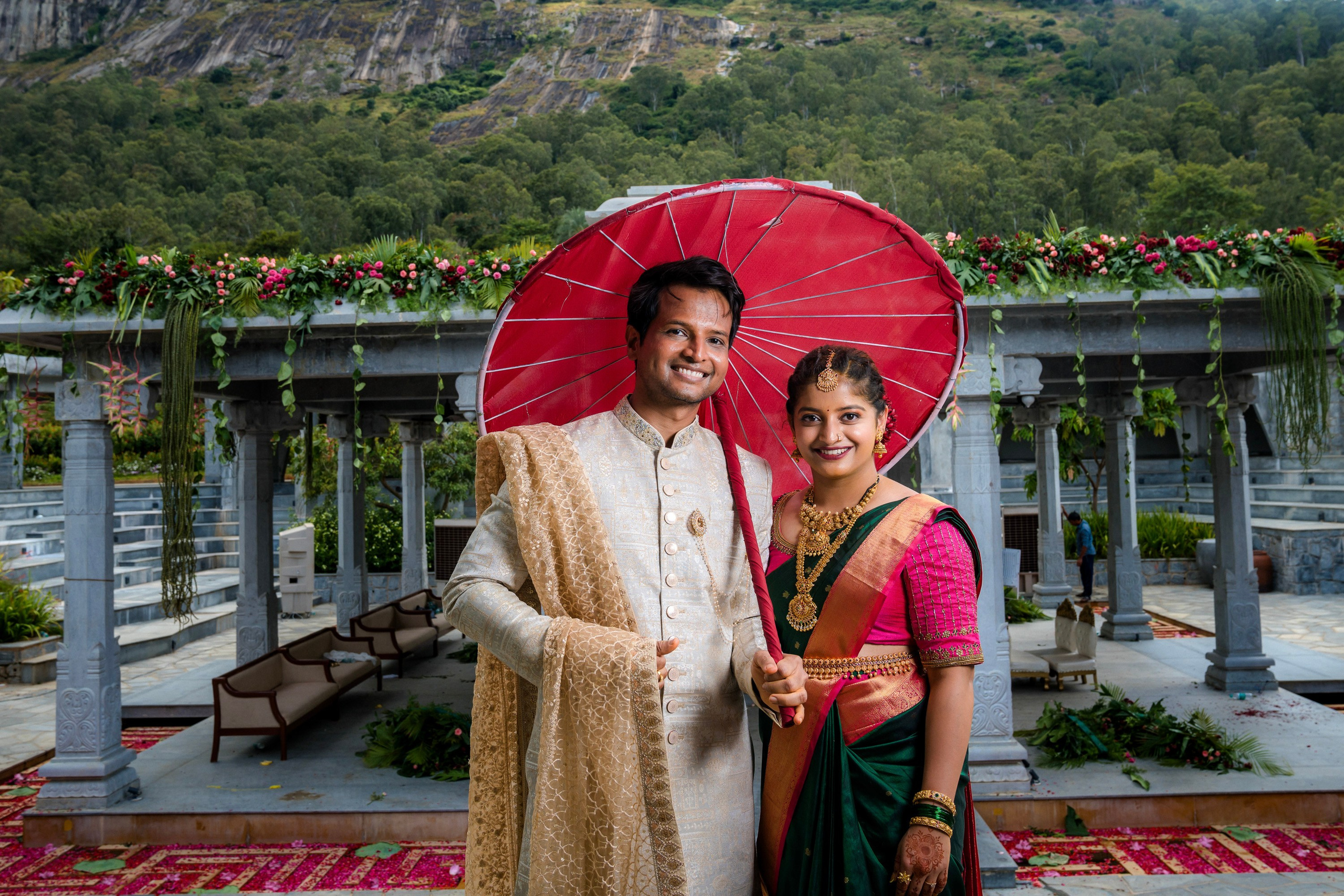 Sivatmika & Vinay, Wedding at Amitarasa, Nandi Hills | Truly Yours