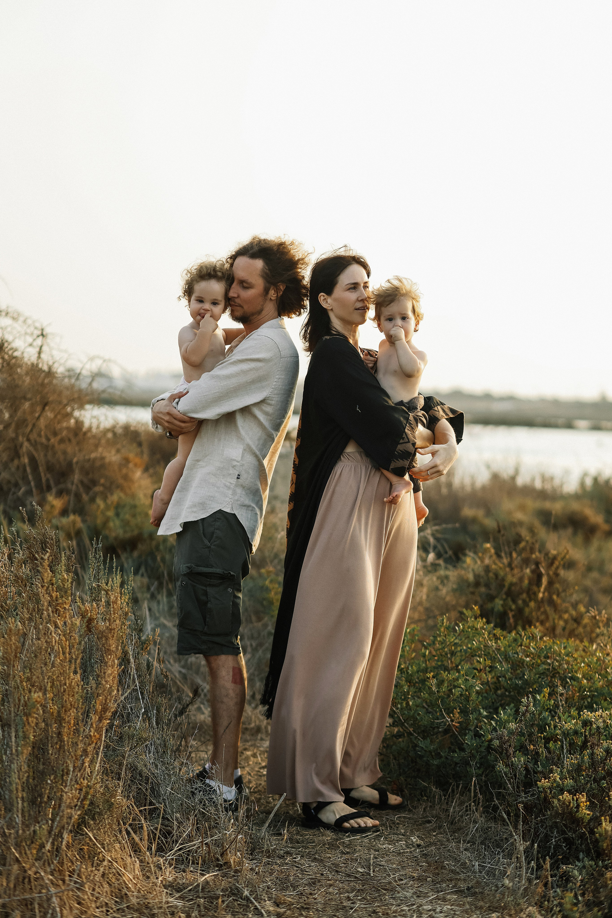 Little curls in Atlit. Family photographer in Israel