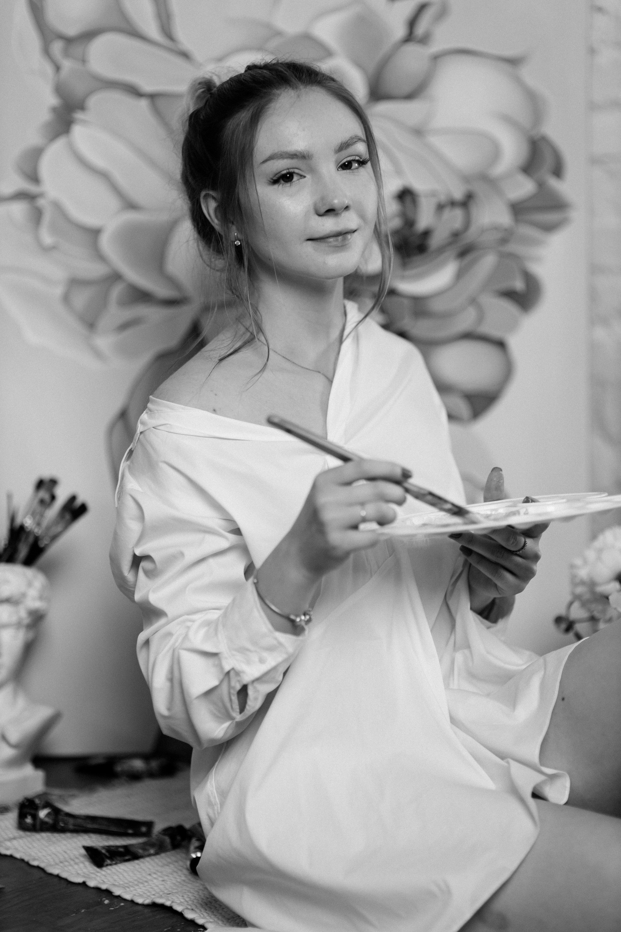 Алеся-фотосессия для художника. Фотограф Анна Кучерявая | Свадьбы и мероприятия в Дубае