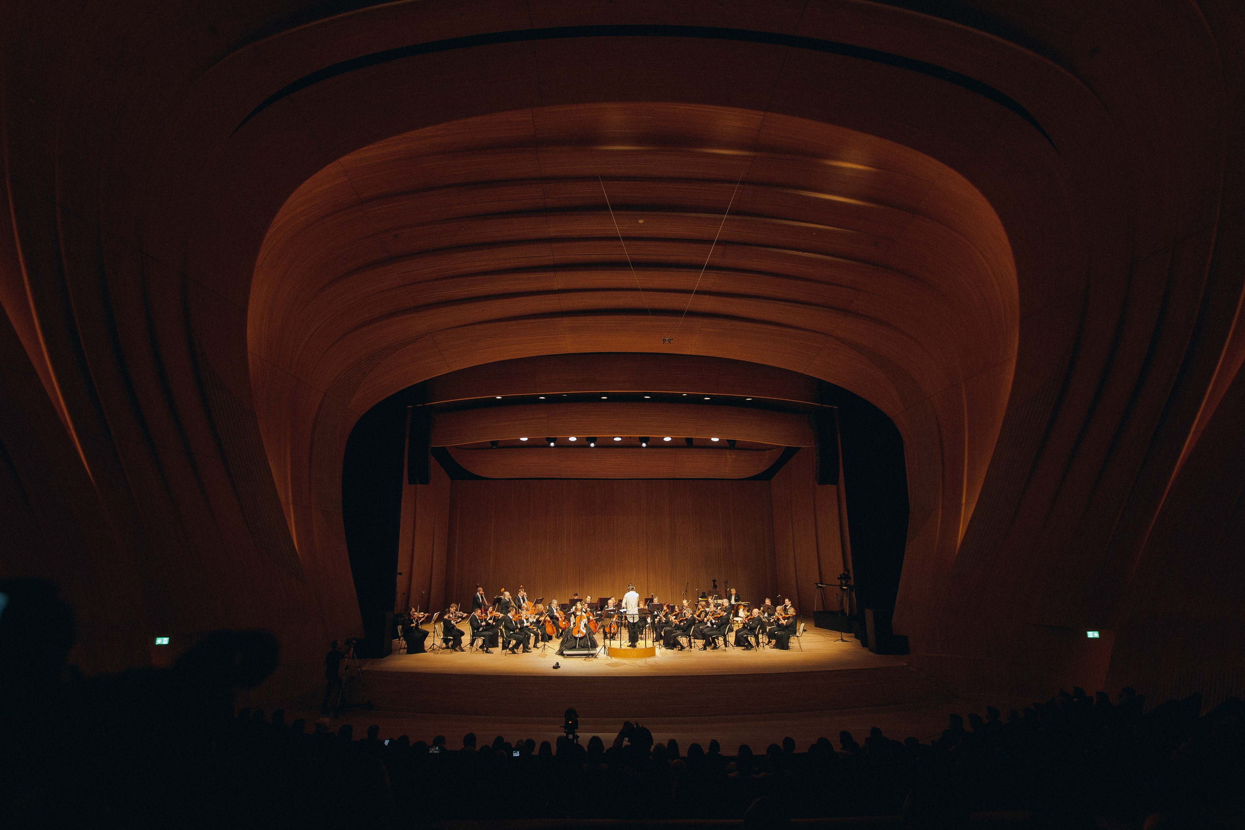 The Tchaikovsky Academic Grand Symphony Orchestra in Baku. Wedding&Event photographer Ismail Rzayev in Baku
