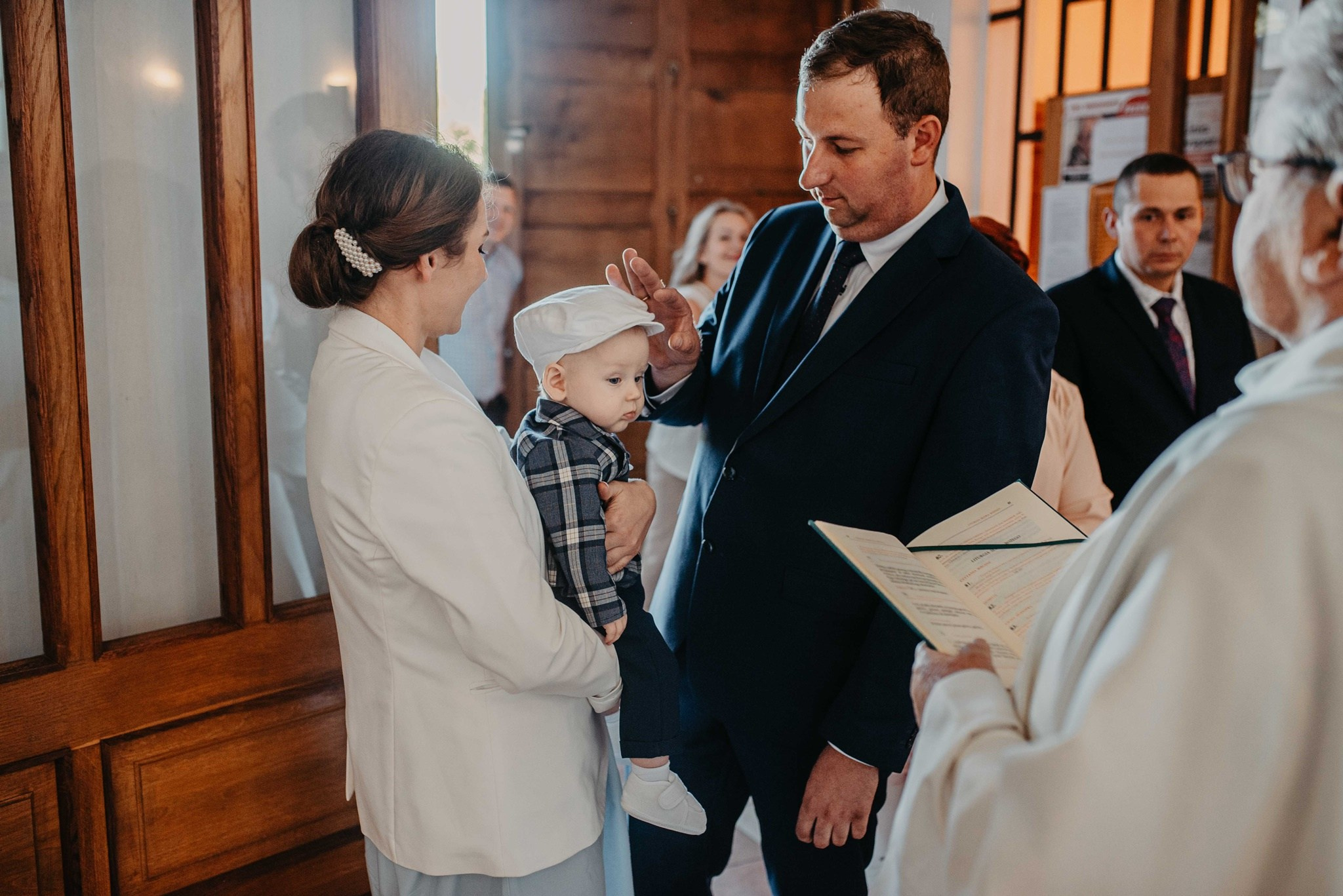 Chrzest Święty Franciszka. Dominika Strachacka Fotografia | Fotograf ślubny i rodzinny Opole Lubelskie Lublin