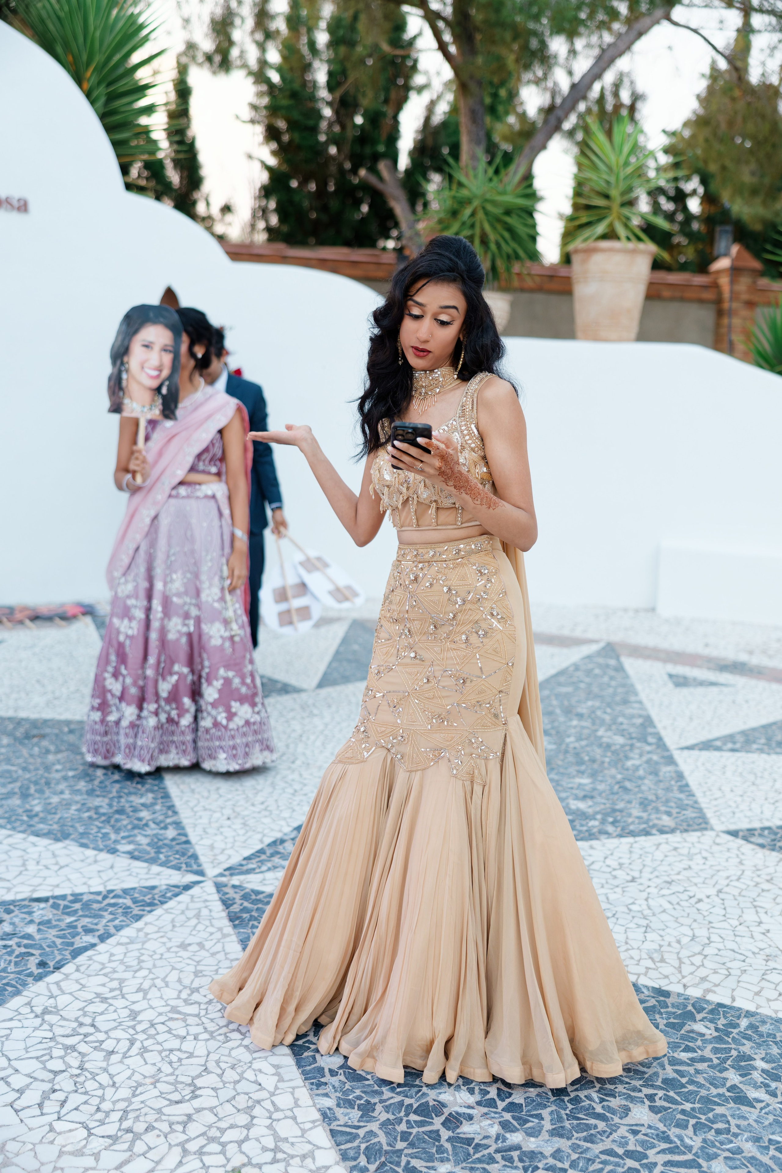 Indian wedding at Gran Villa Rosa, Barcelona