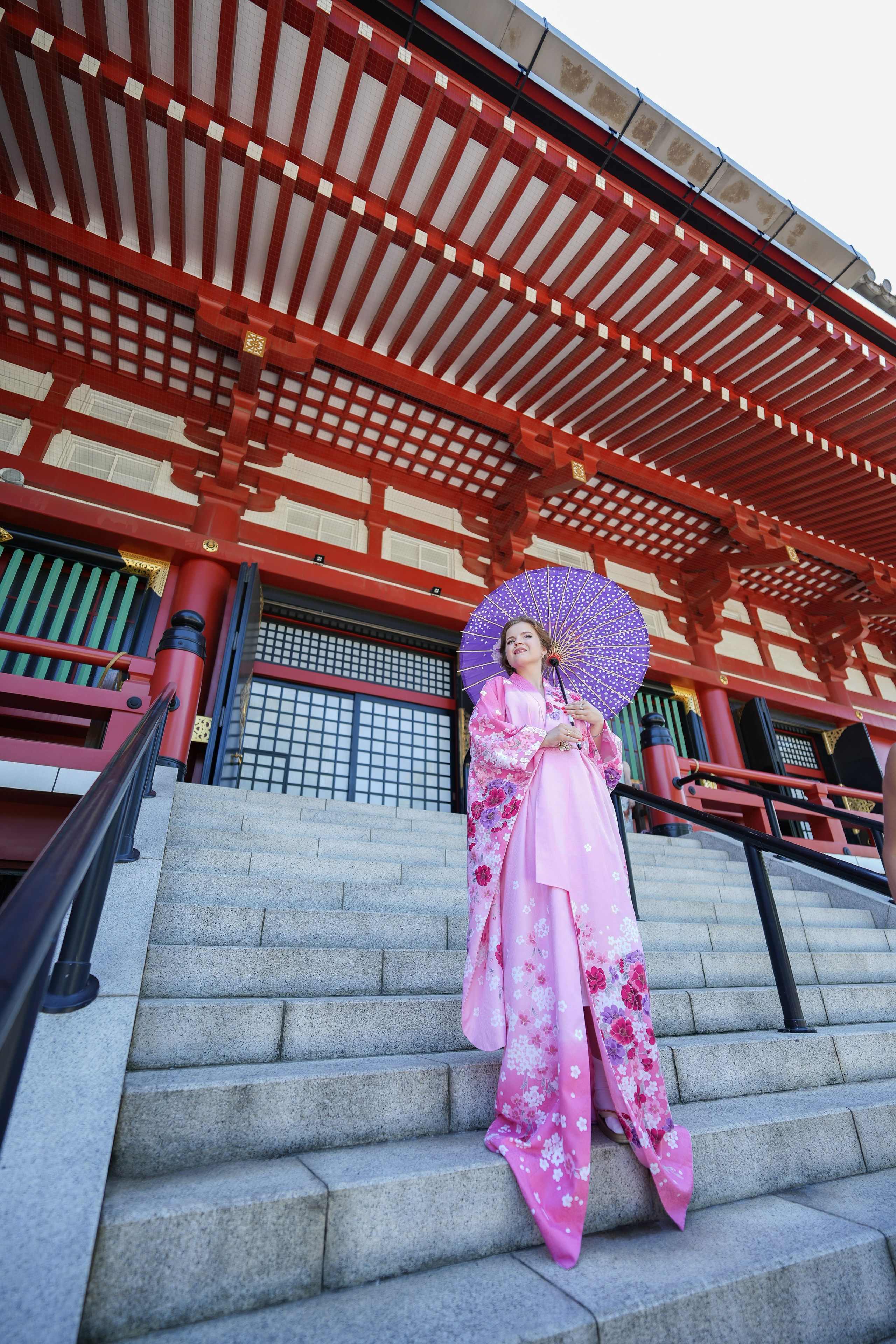 Парная съёмка в кимоно в Токио. Фотограф в Токио Япония