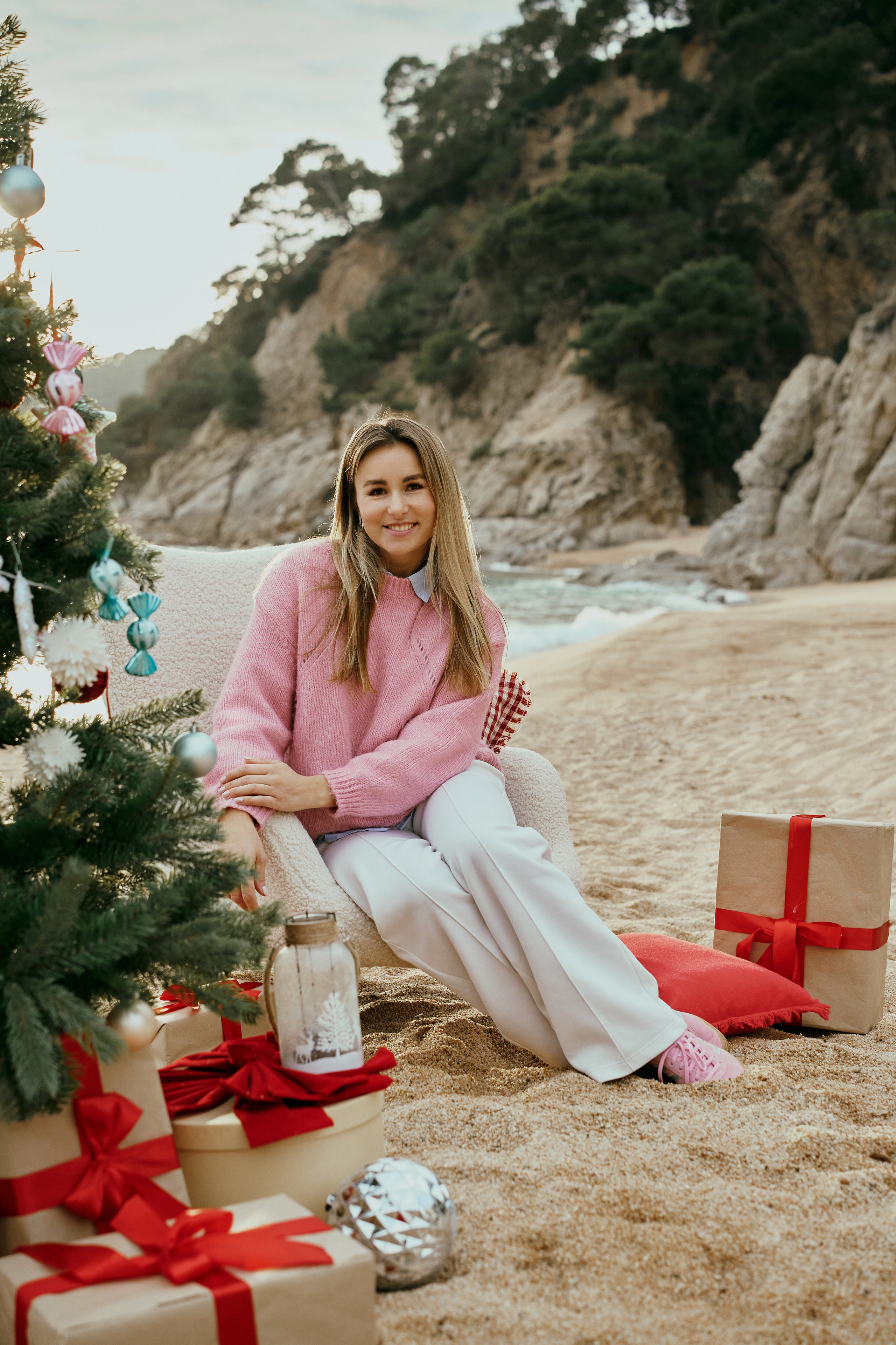 Рождество на пляже. Такие разные, любимые. Фотограф в Барселоне Жанна Захарченко