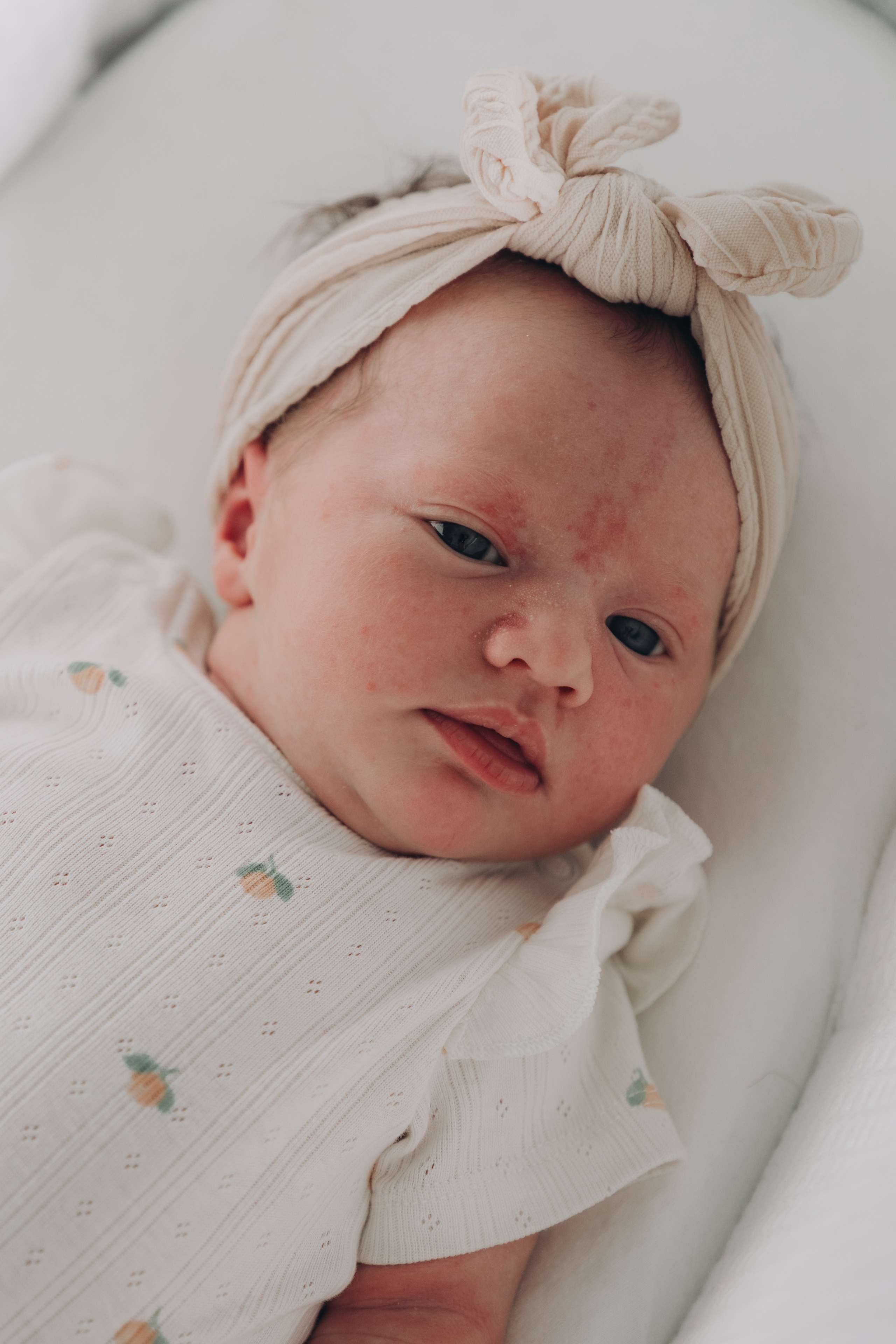 Newborn photography Newcastle upon Tyne, baby girl.