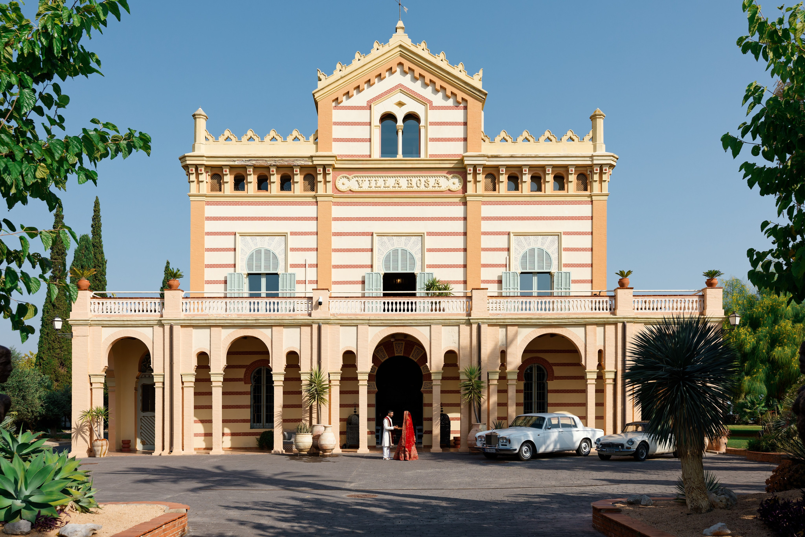 Indian wedding at Gran Villa Rosa, Barcelona