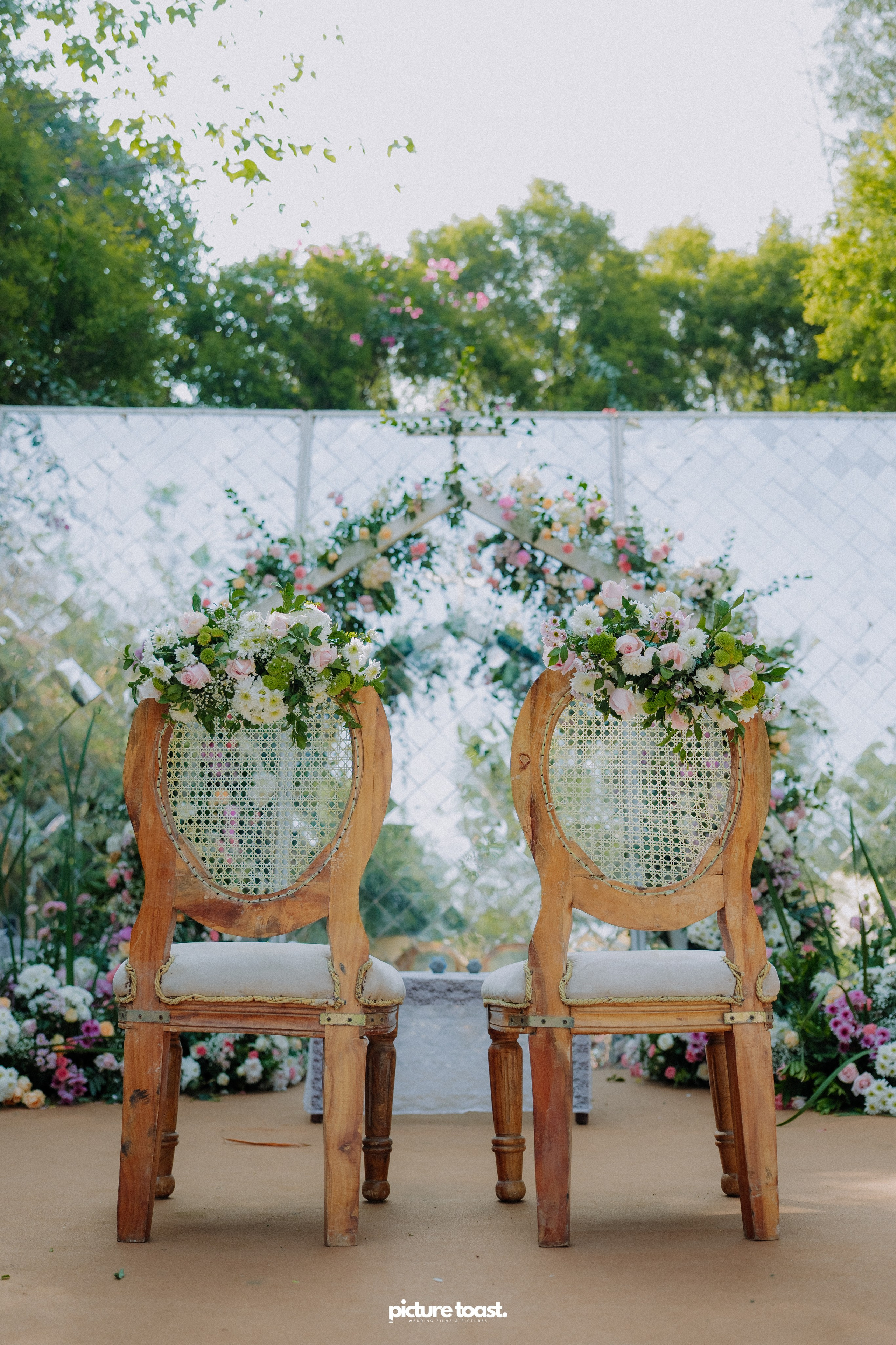 Blessing of Rajiv & Aashna. Fine art Wedding Photographers in India & Canada