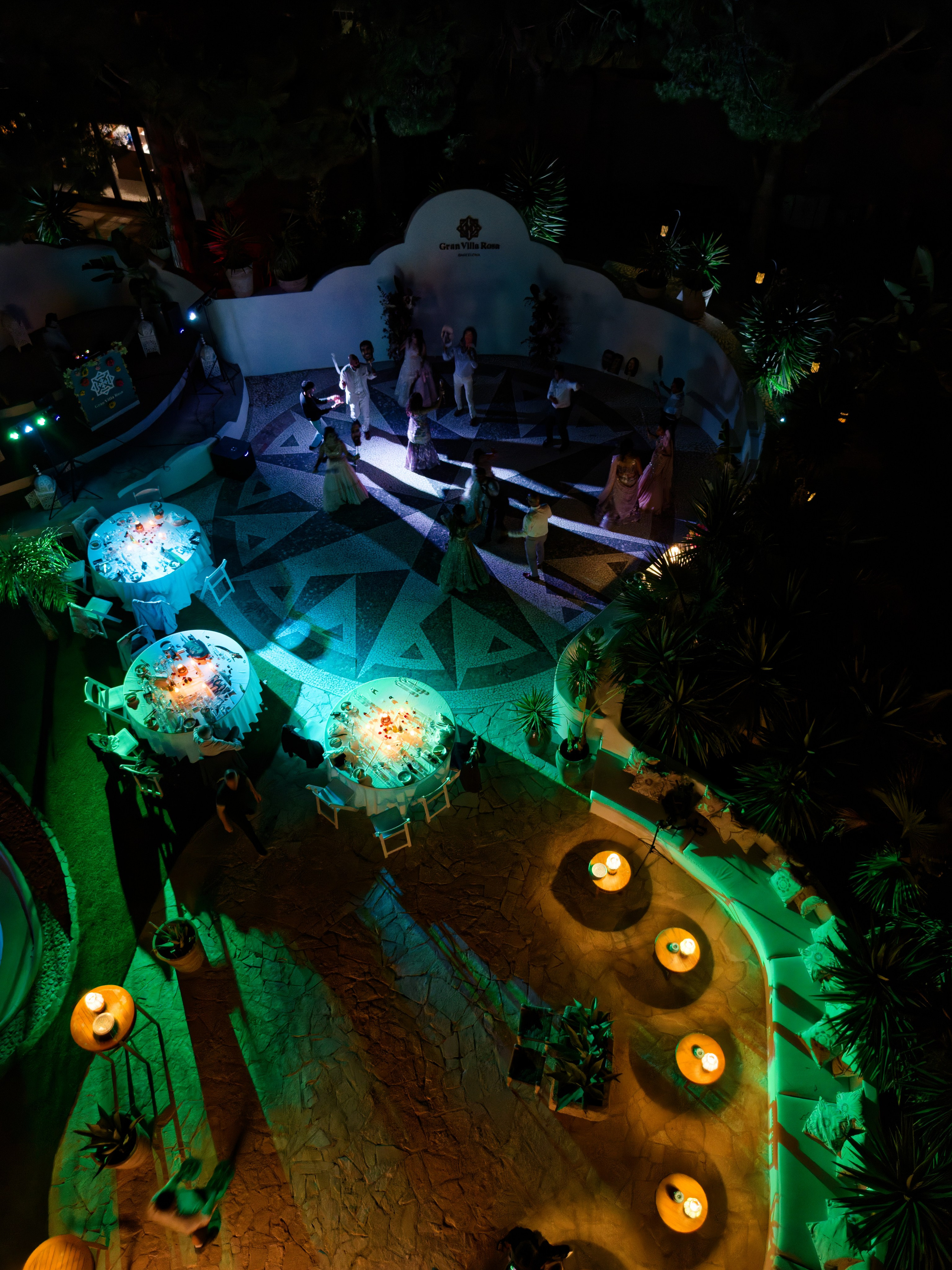 Indian wedding at Gran Villa Rosa, Barcelona