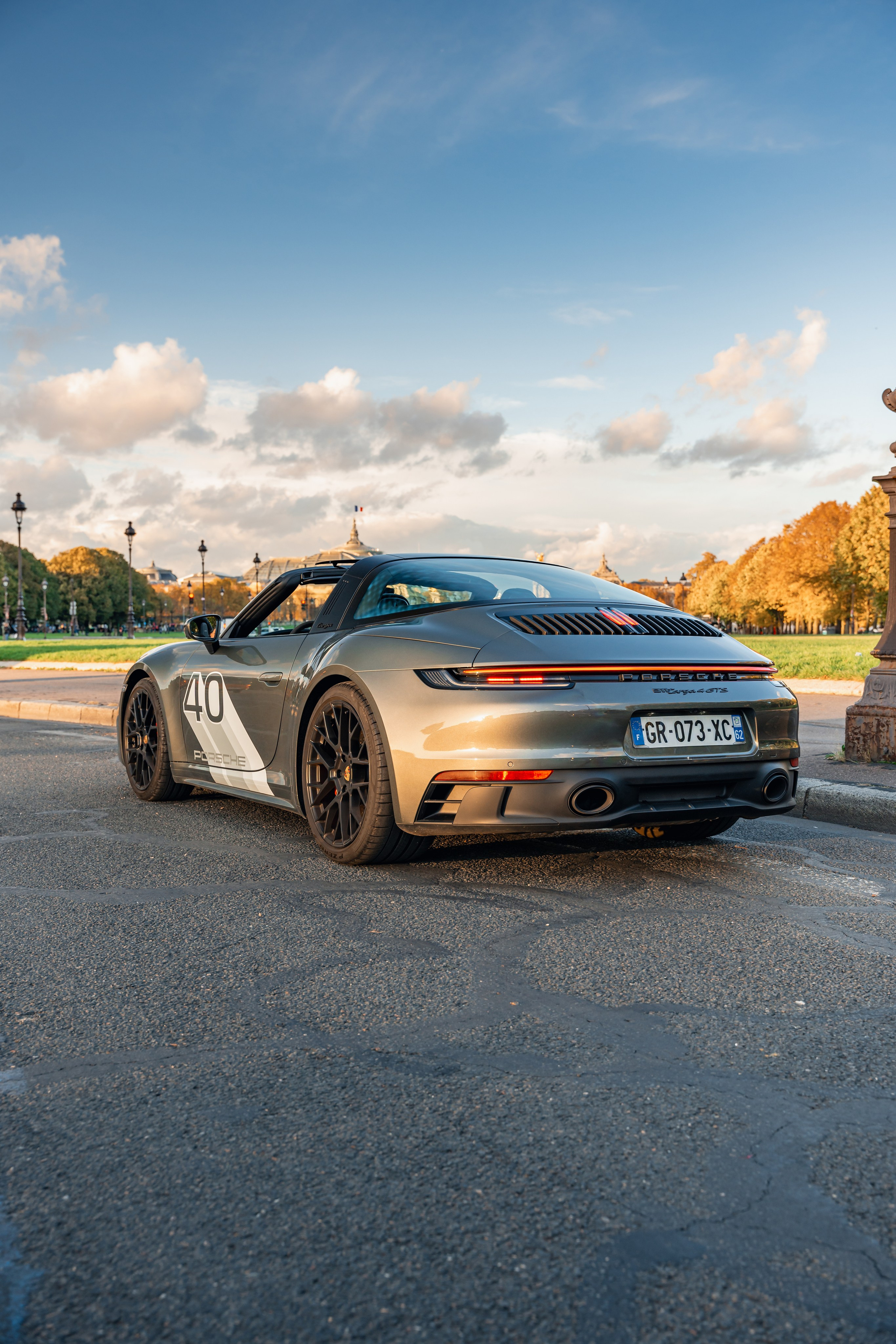 Porsche 911 Targa 4 GTS. Photographe de voitures à Paris — Vitalii Motruk