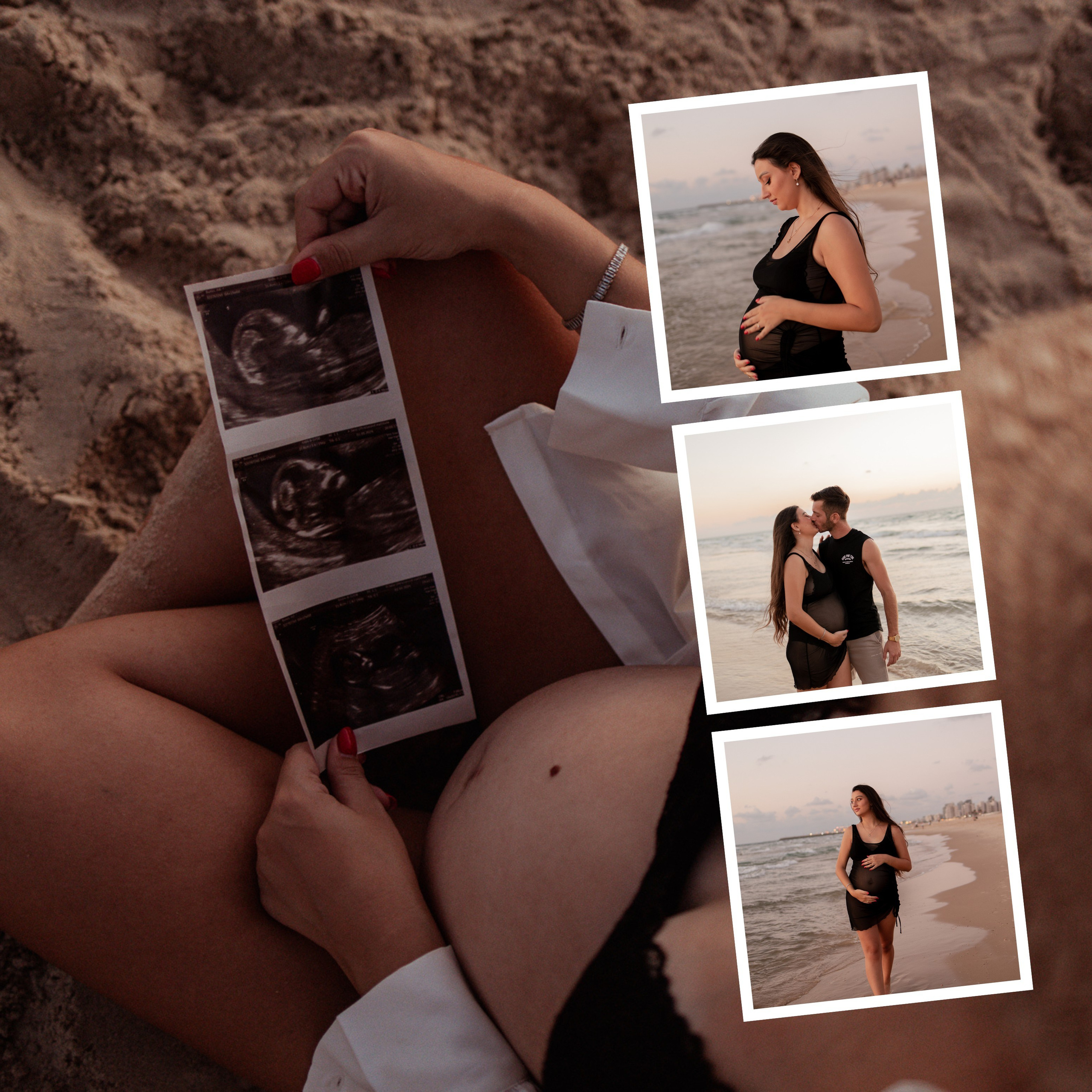 צילומי הריון שקיעה. דף בית