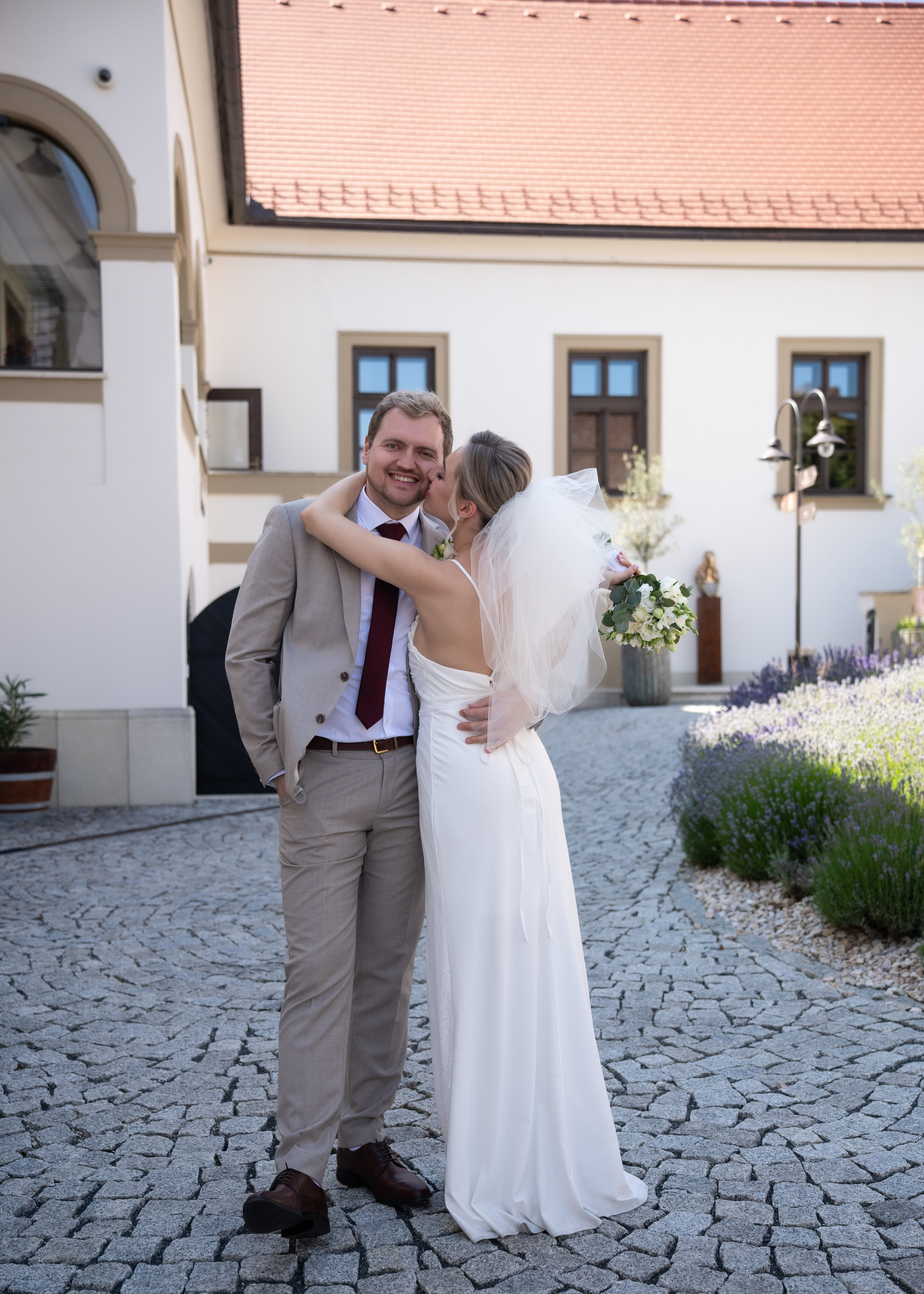 Dmitry & Olga in Svätý Jur. Photo Vienna and Bratislava