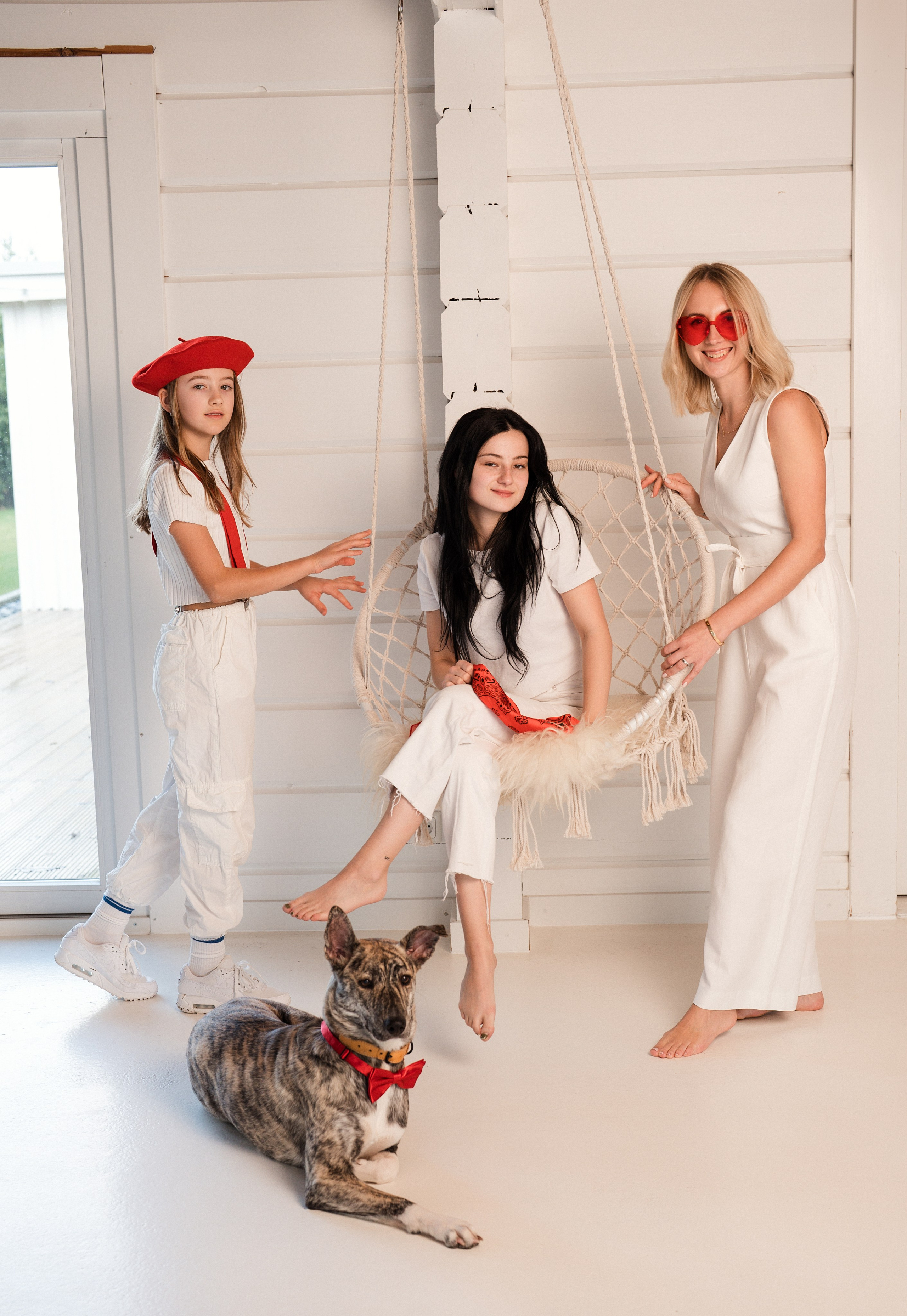 Three Hearts. Family, conceptual women portrait photograher in Geneva, Switzerland
