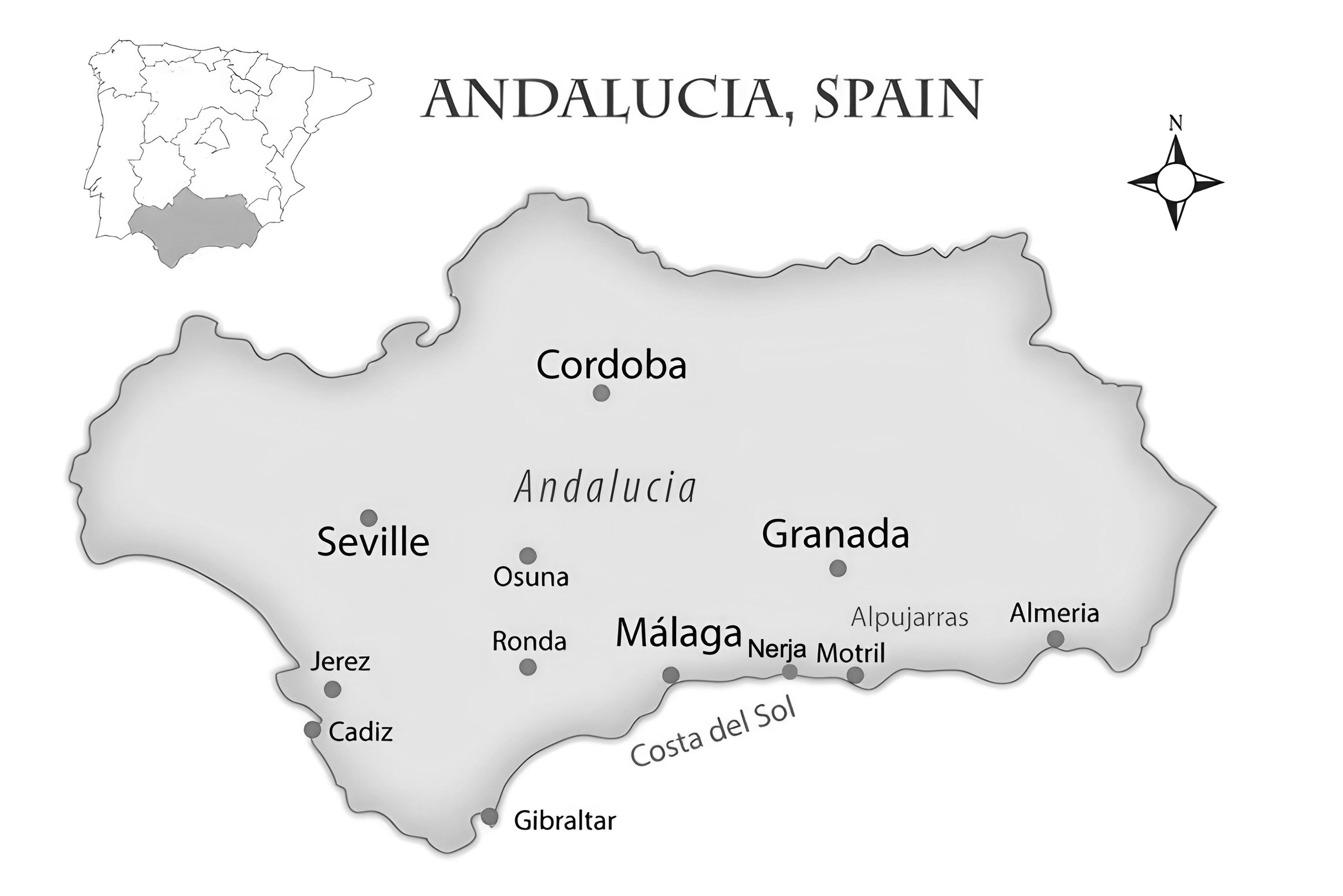 SPĀNIJA, MALAGAS APKĀRTNE