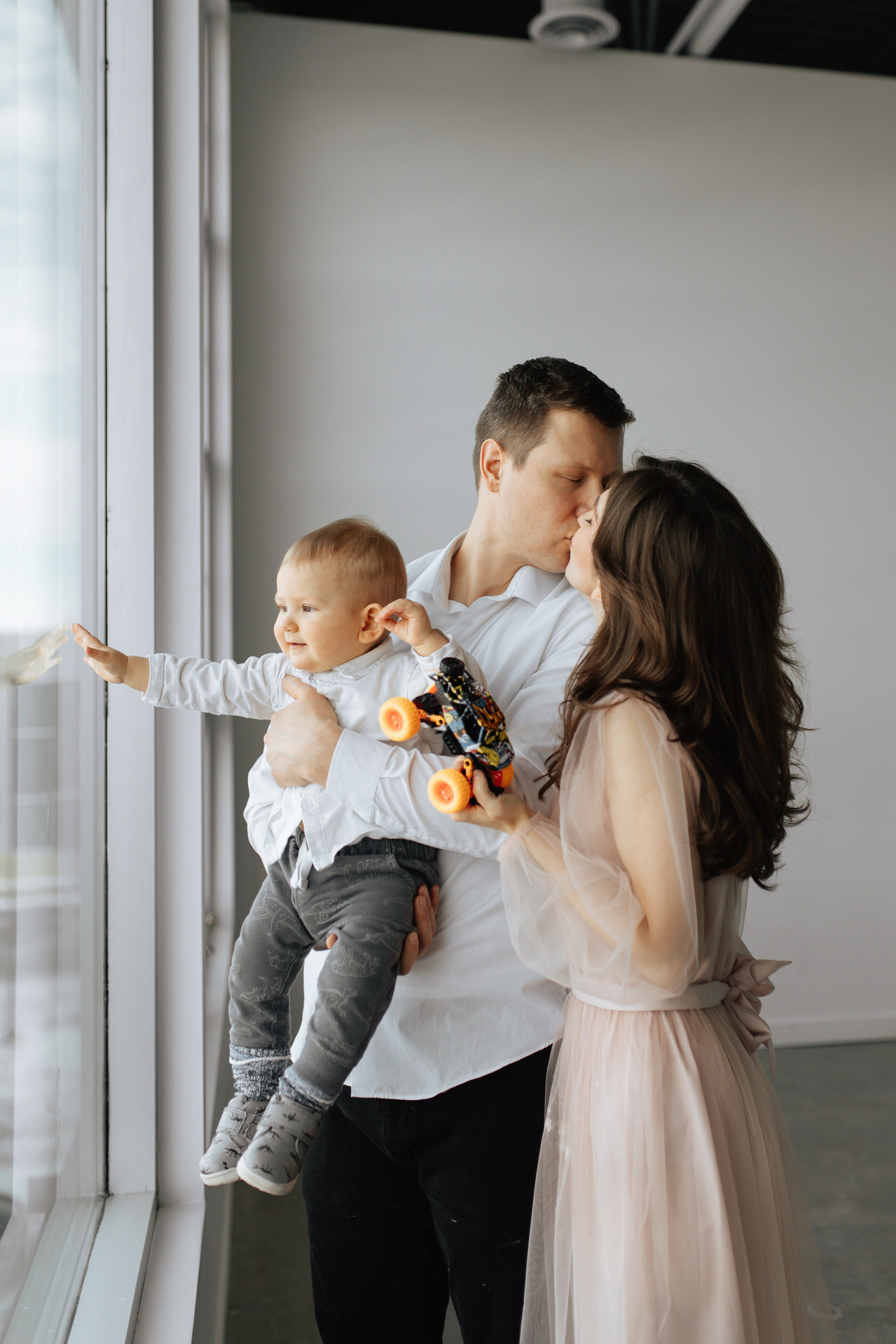 Aleksandr’s first birthday. Home