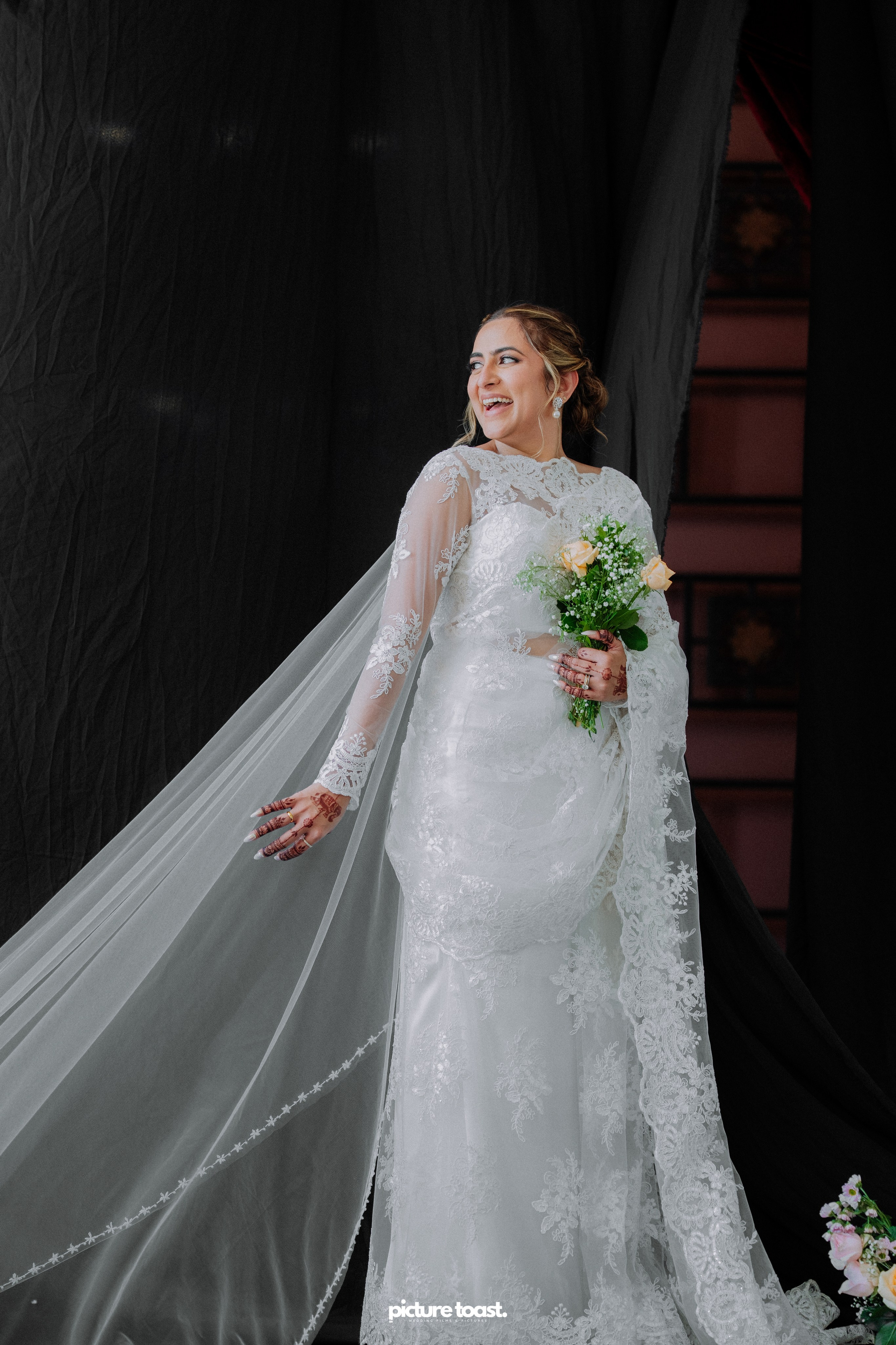 Blessing of Rajiv & Aashna. Fine art Wedding Photographers in India & Canada