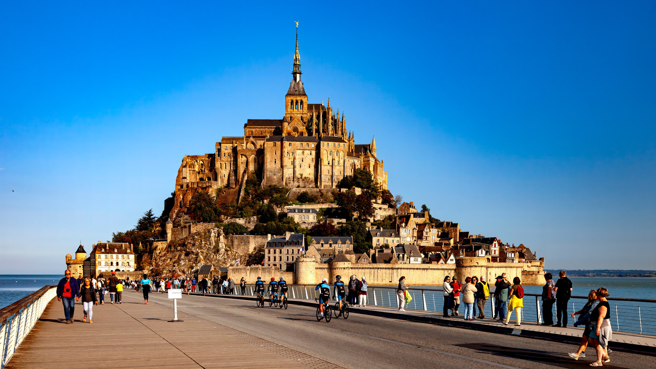 184.Abbey of Mont Saint Michel.France.21.9.2024. Путешествия в формате 360......
