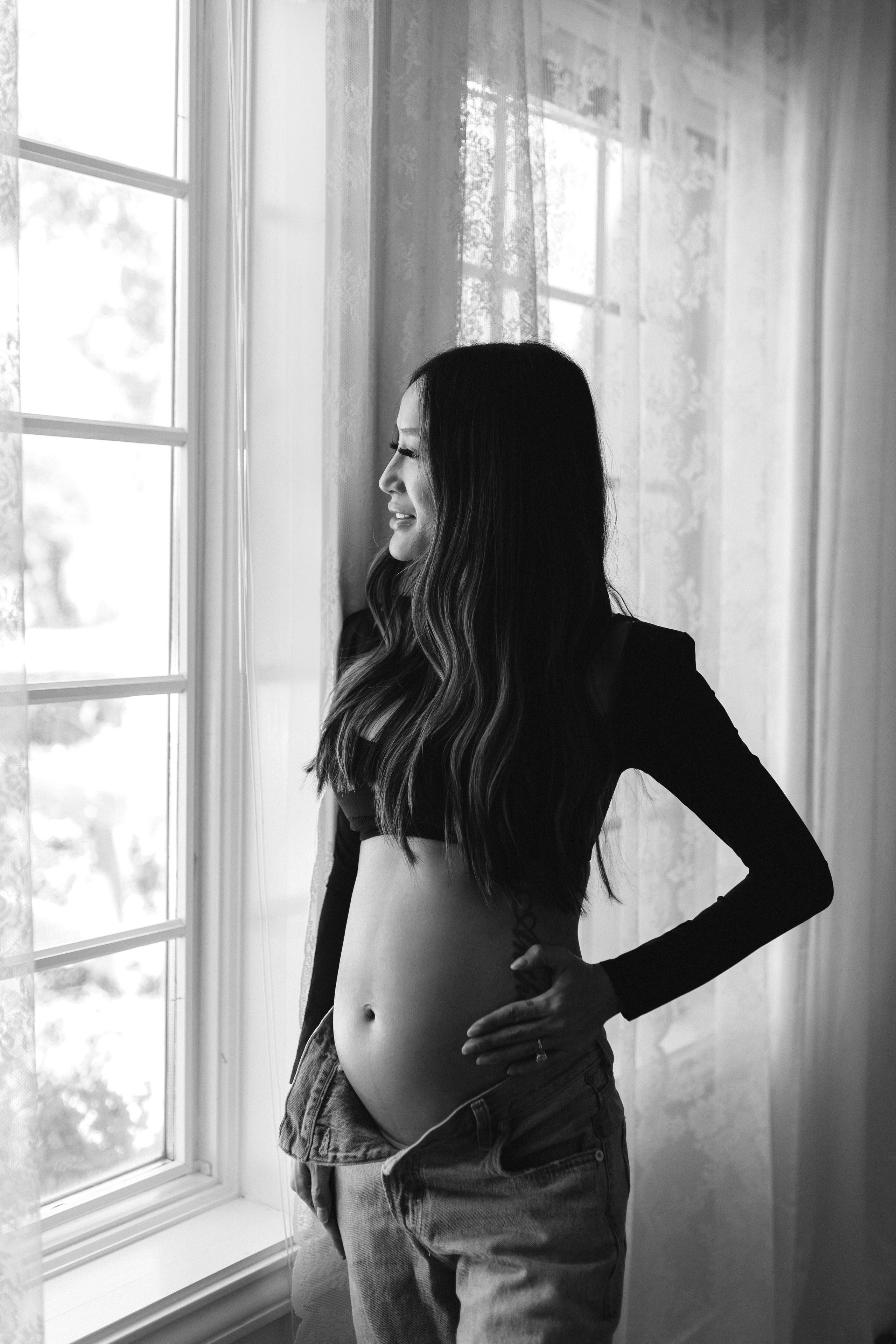 Photo Studio Maternity Shoot. Maternity, newborn photographer in the Bay Area|Iryna Rakivnenko