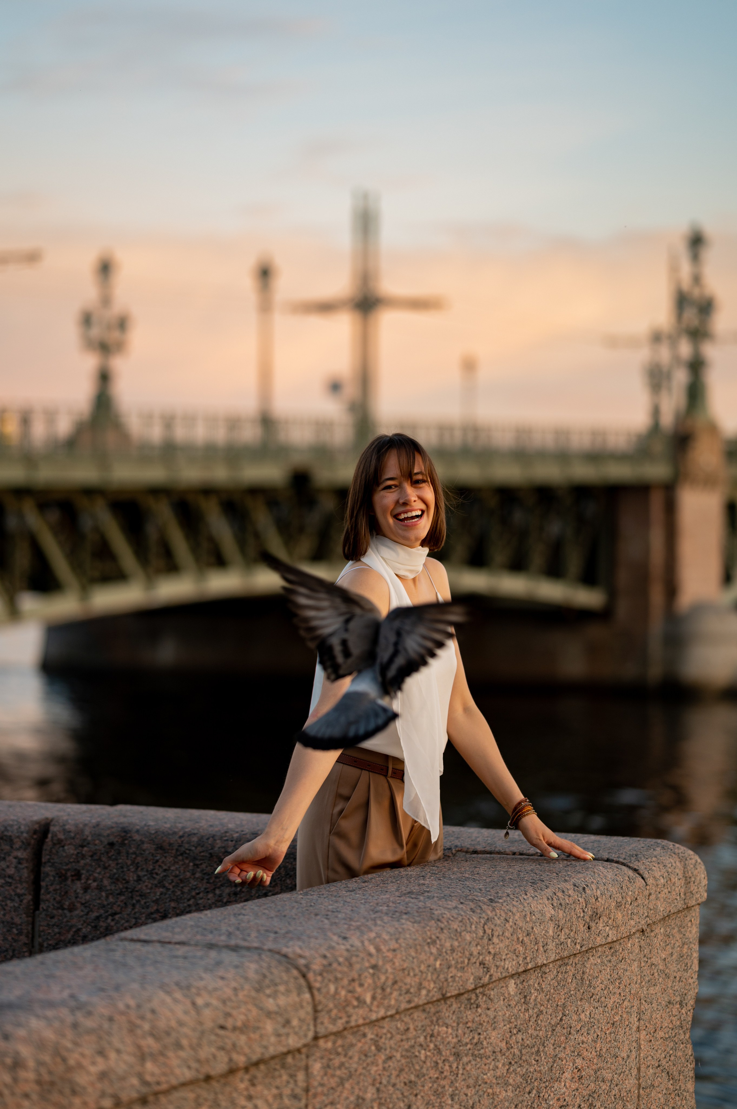 Liza — St. Petersburg and sunrise. Photographer Yulia Lushnikova, Based in Valencia