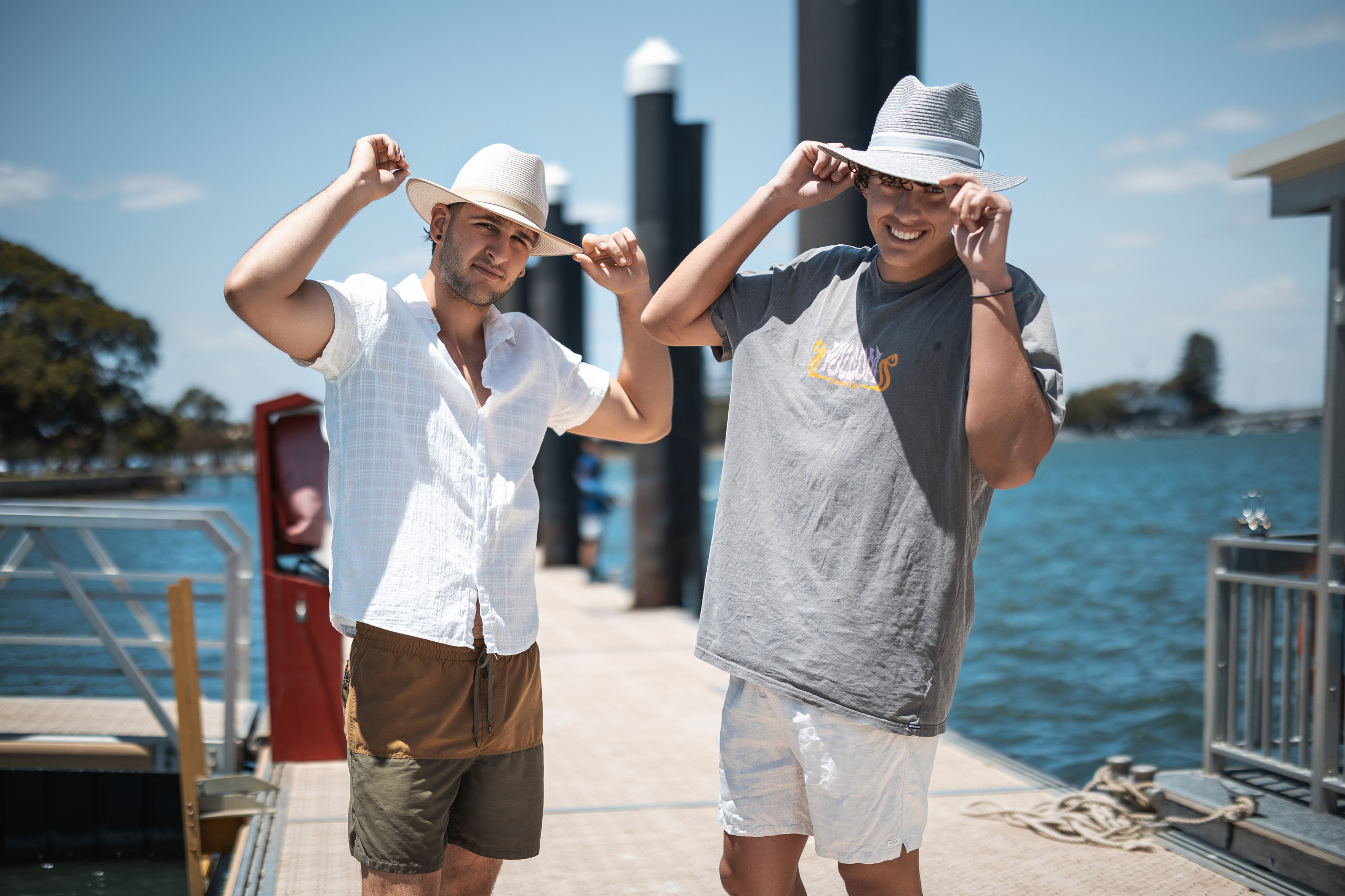 Green Duck Society — House Boats Mandura (Hats photoshoot)