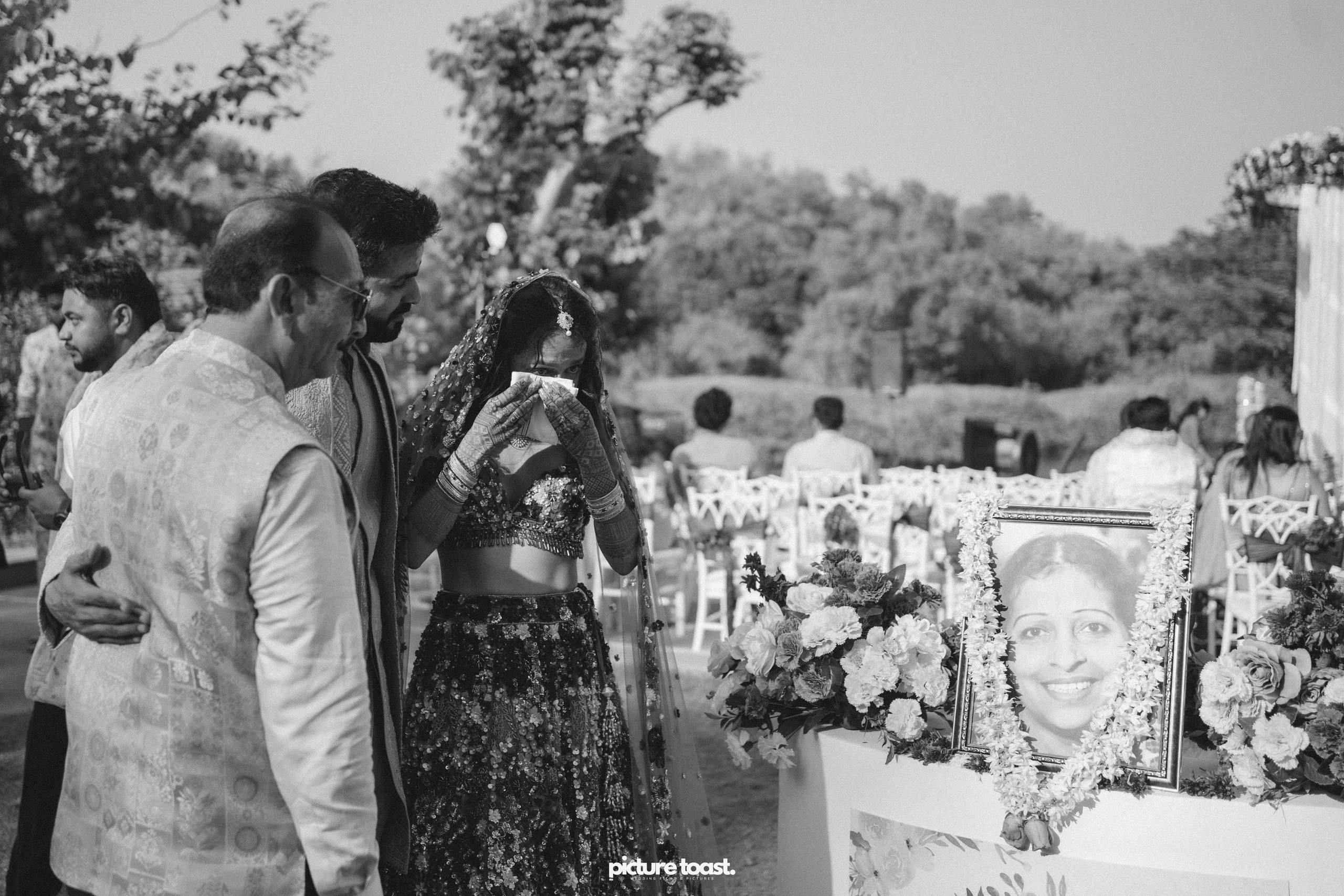 Varamala Ft. Barbie & Aneesh. Fine art Wedding Photographers in India & Canada