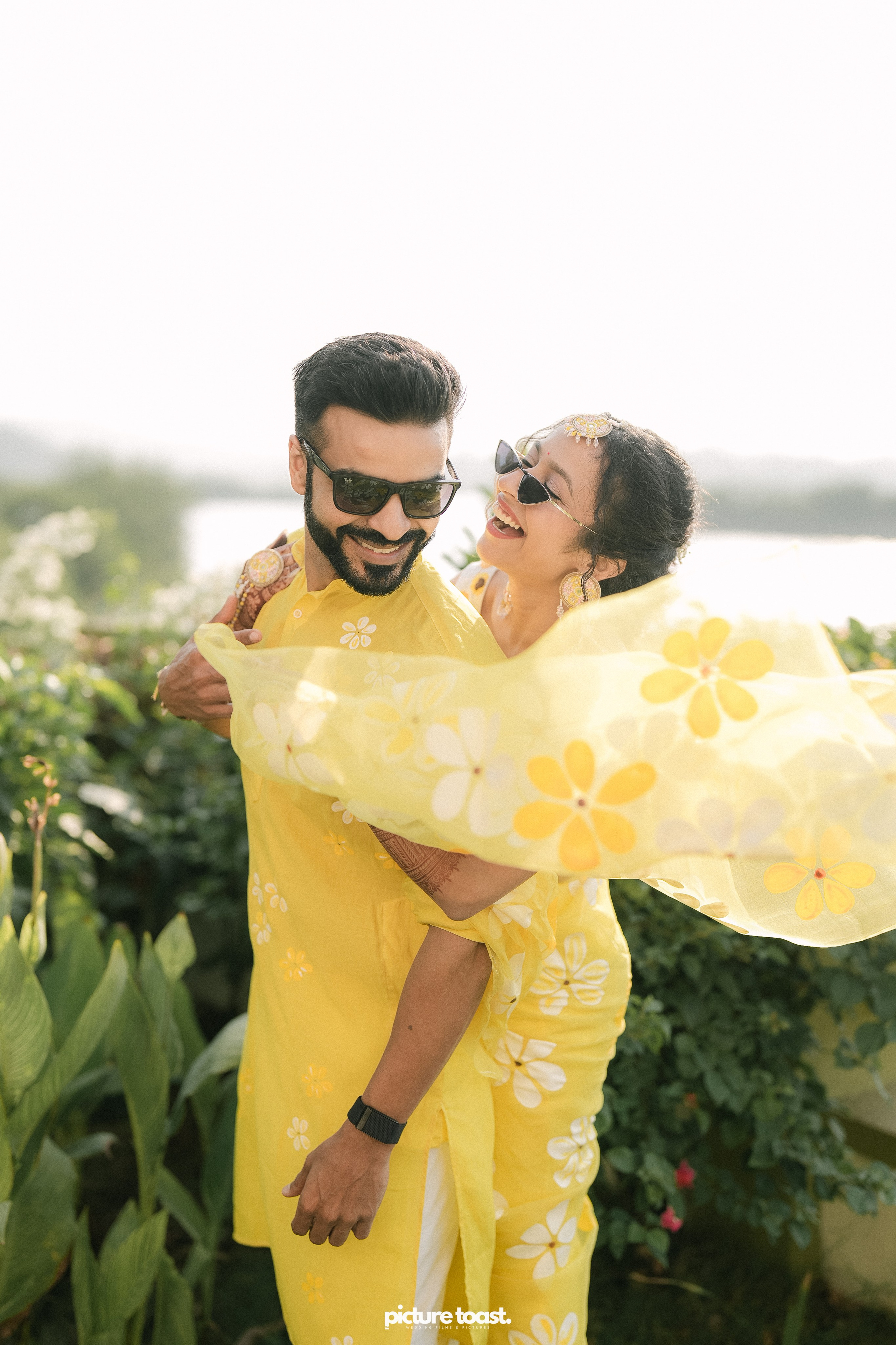 Haldi Hues Ft. Baebie & Goyal. Fine art Wedding Photographers in India & Canada