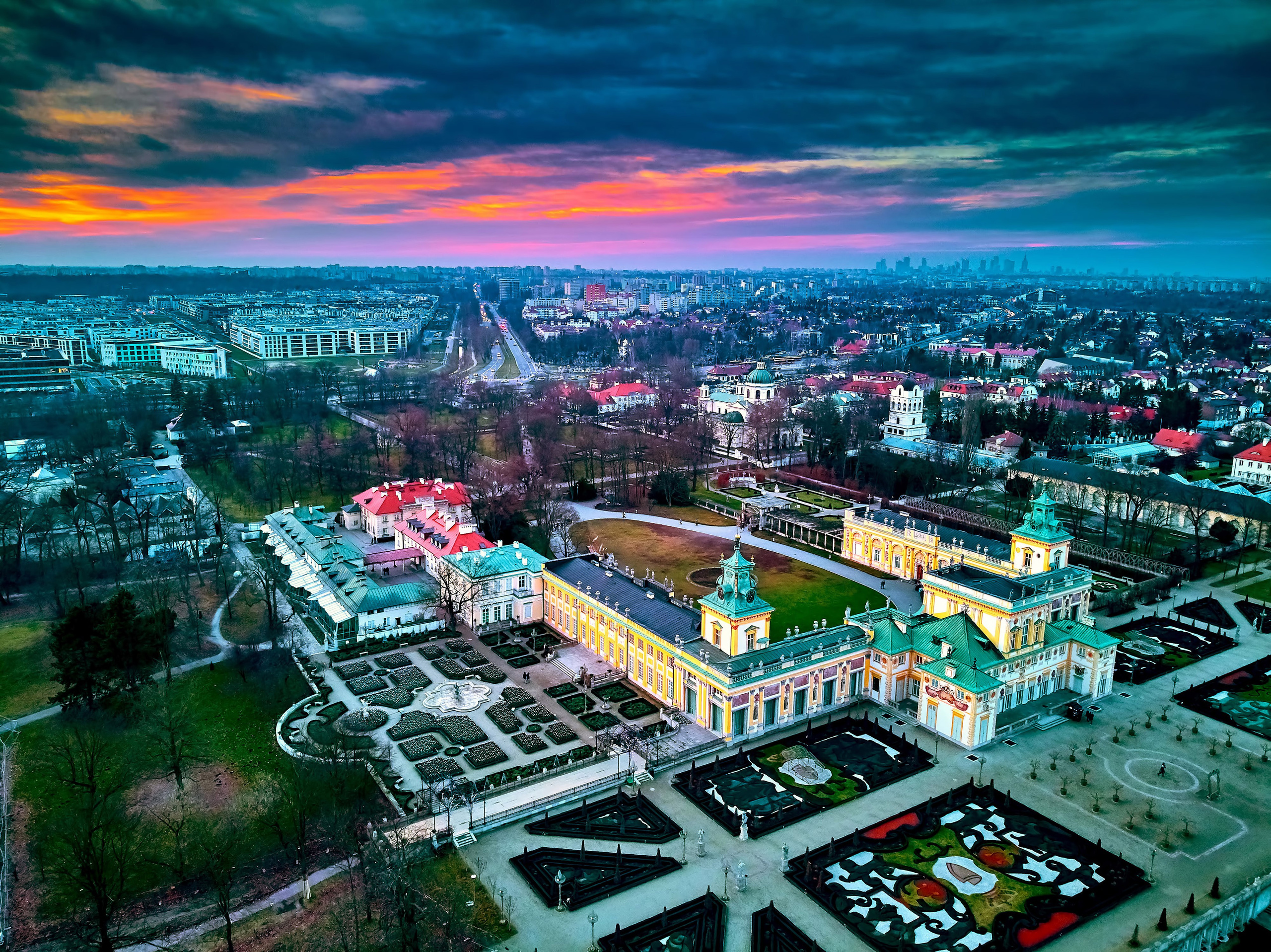 Lotnicza dronowa fotografia Warszawy - Miasto widziane z lotu ptaka. Андрей Шипилов — Фотография & Видеография
