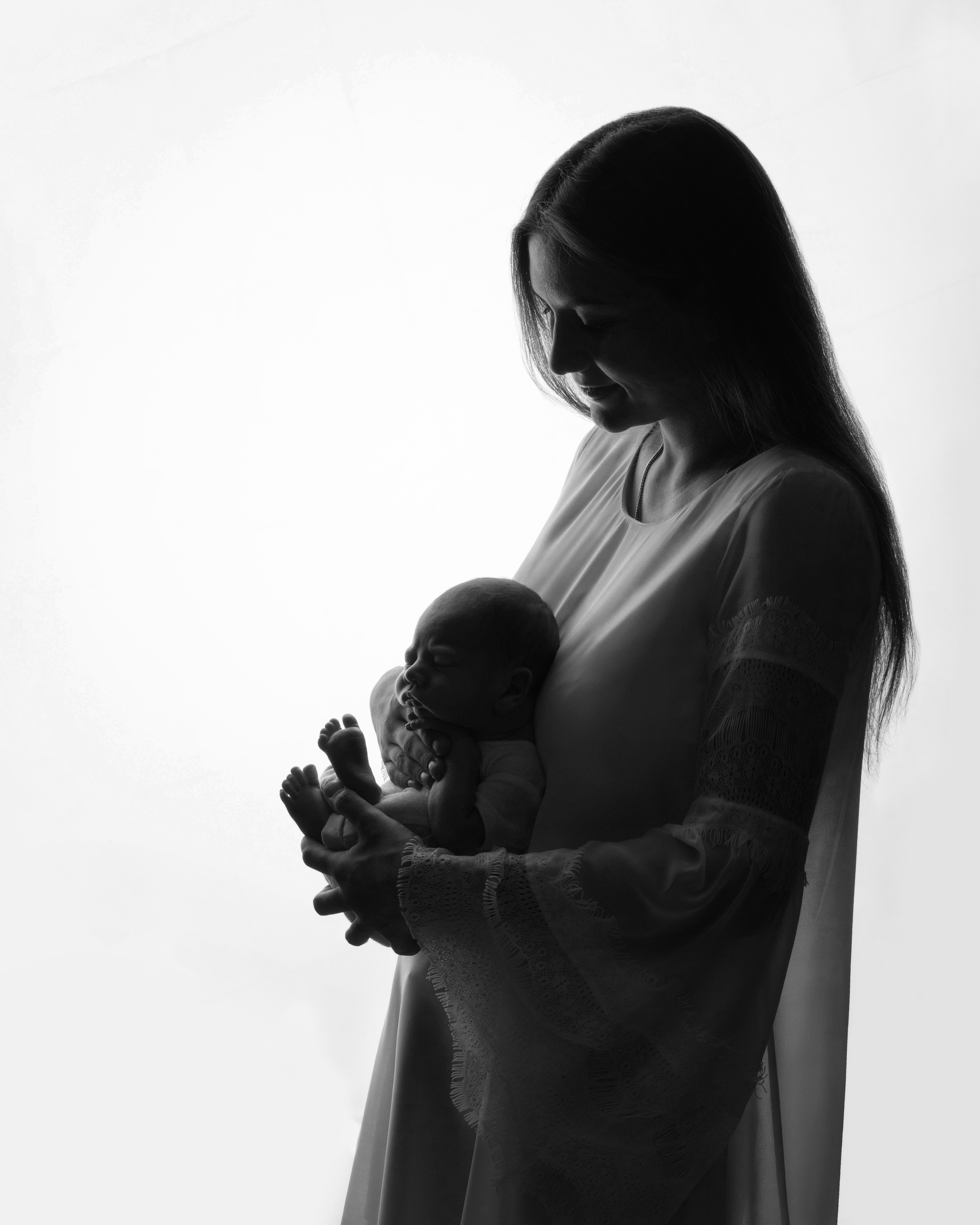 Foto dei neonati. Fotografa di neonati di attesa di famiglia Gero Kateryna