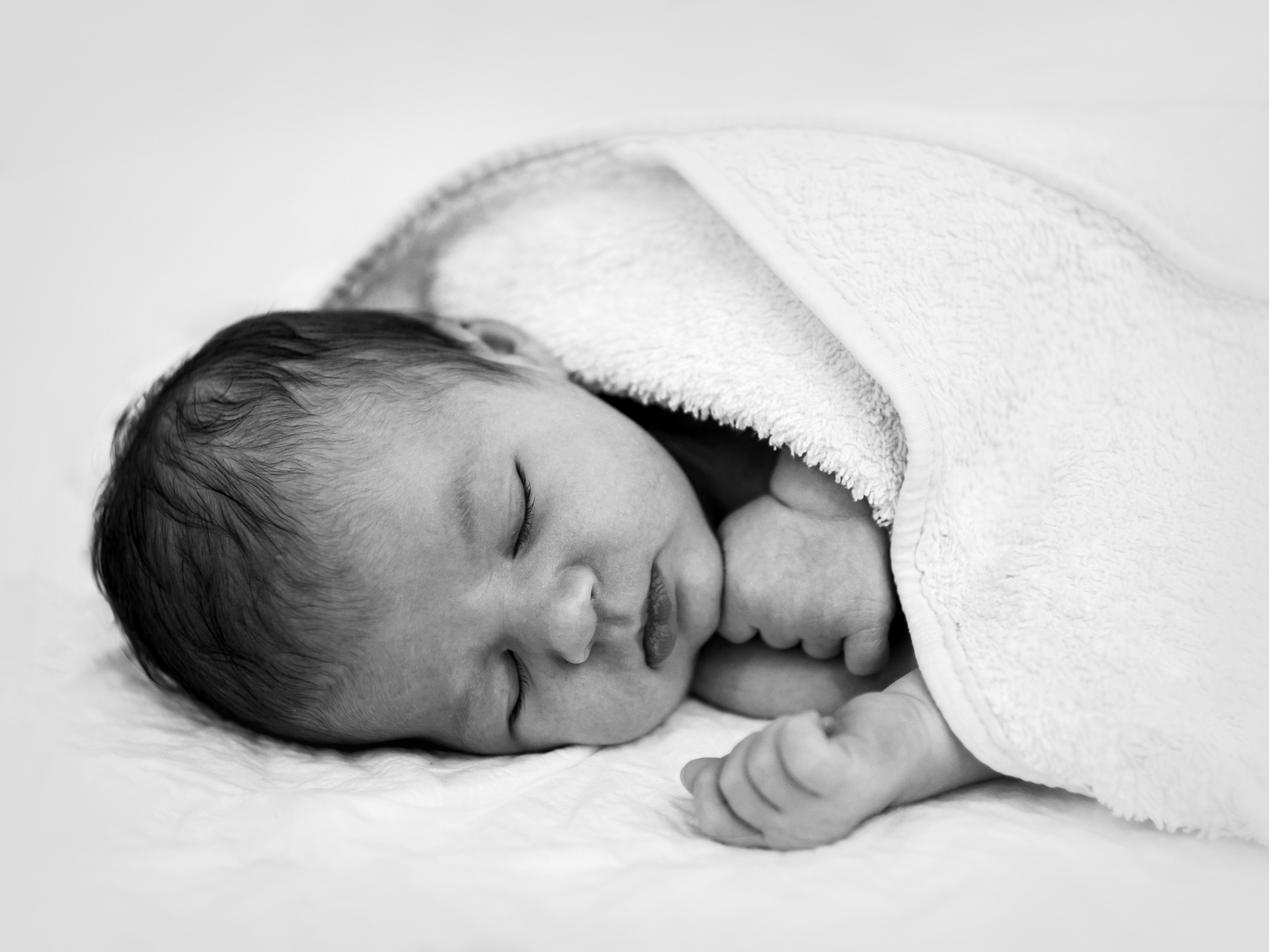 Foto bianconere. Fotografa di neonati di attesa di famiglia Gero Kateryna