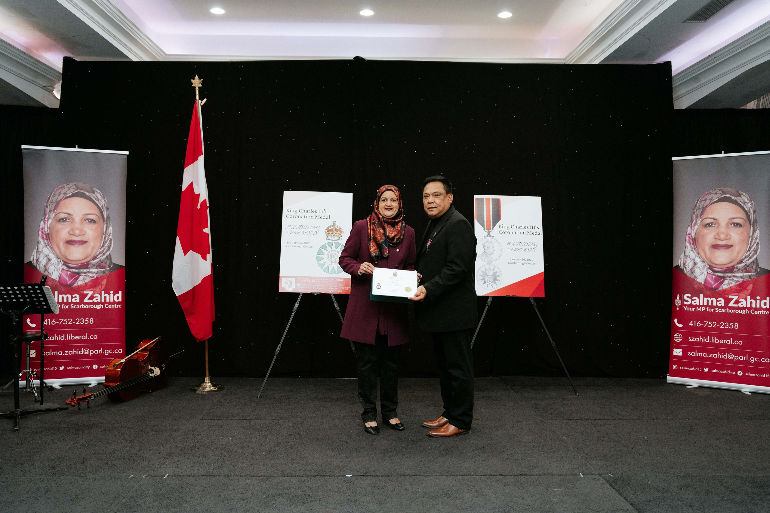 King Charles Coronation Medal Awarding Ceremony. MISAJA MEDIA