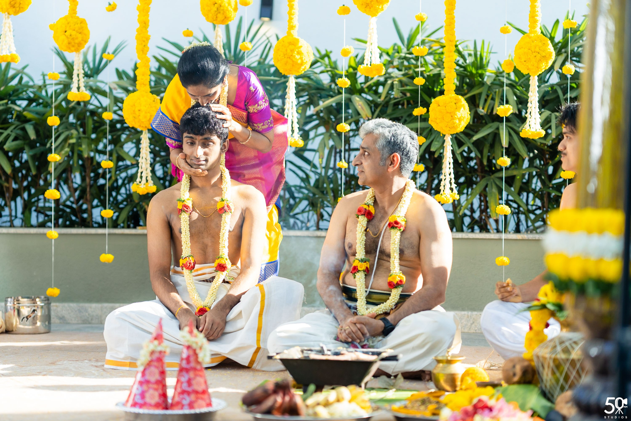SANJAY AND SAKETH UPANAYANA. 50mm STUDIOS
