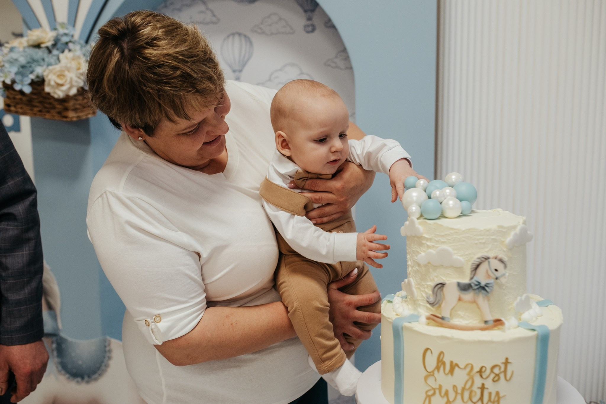 Chrzest Święty Adama. Dominika Strachacka Fotografia | Fotograf ślubny i rodzinny Opole Lubelskie Lublin