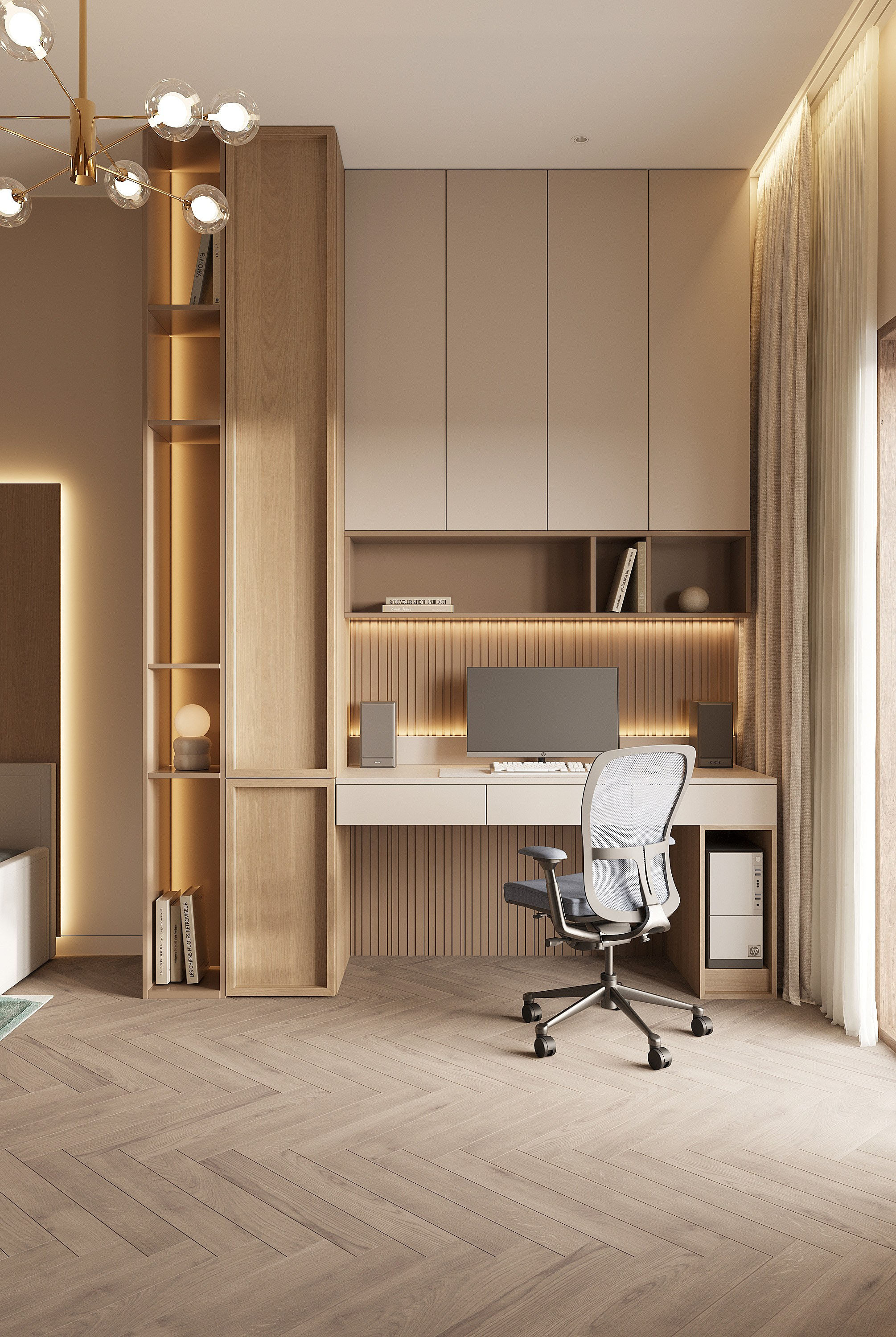 Private House 140 m². Interjera dizaina studija 4 Stūri